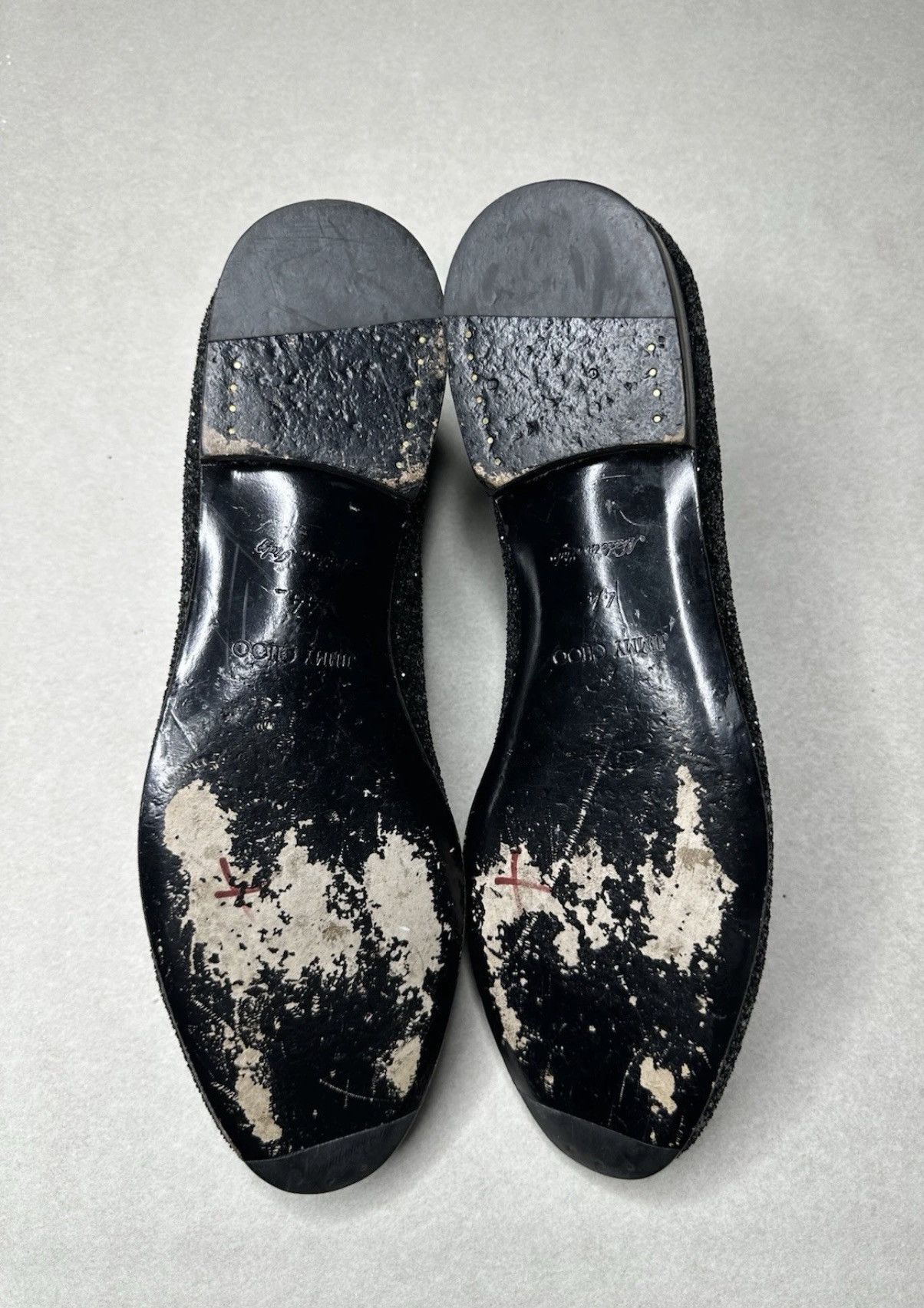 Jimmy Choo Jimmy Choo Black Glitter Loafers Men Size 44 EU Dress Shoes Size US 11 / EU 44 - 9 Thumbnail