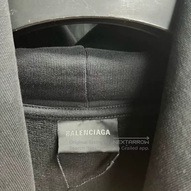 Balenciaga Balenciaga Letter Logo Printed Hooded Sweatshirt Size US XS / EU 42 / 0 - 2 Thumbnail