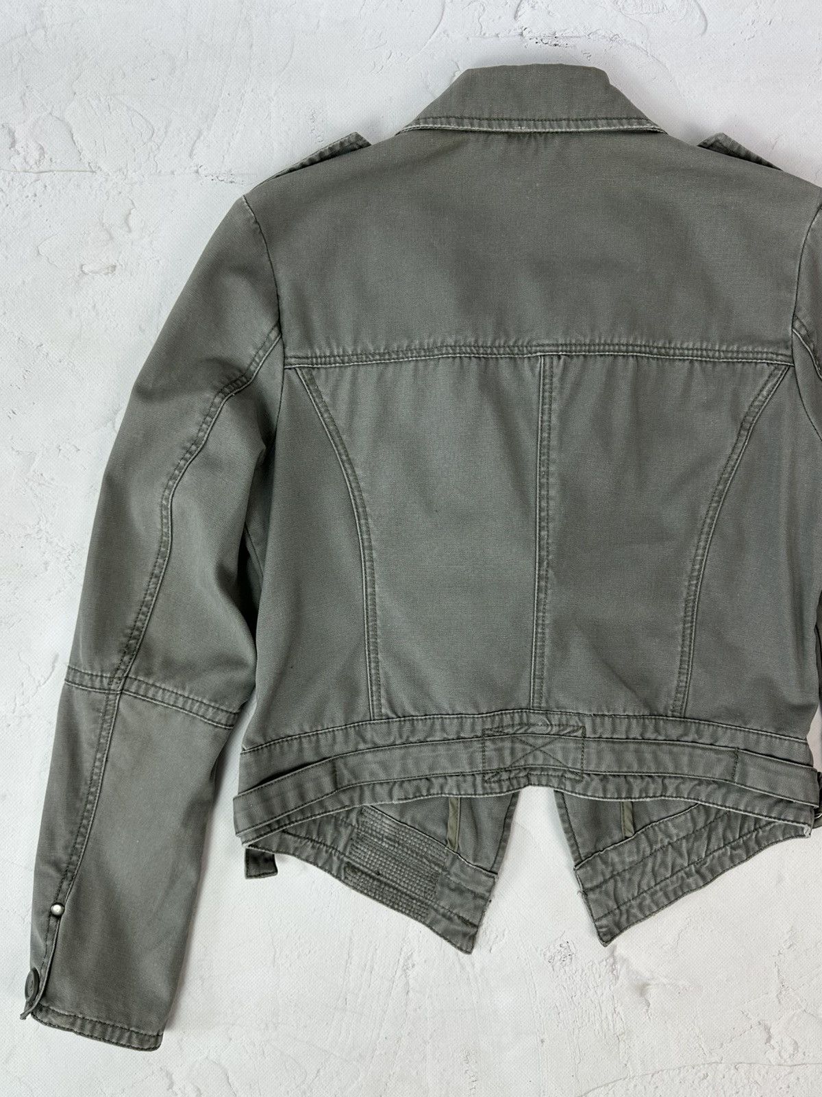 Vintage Vintage Khaki Embroidered Jacket Size L / US 10 / IT 46 - 9 Thumbnail
