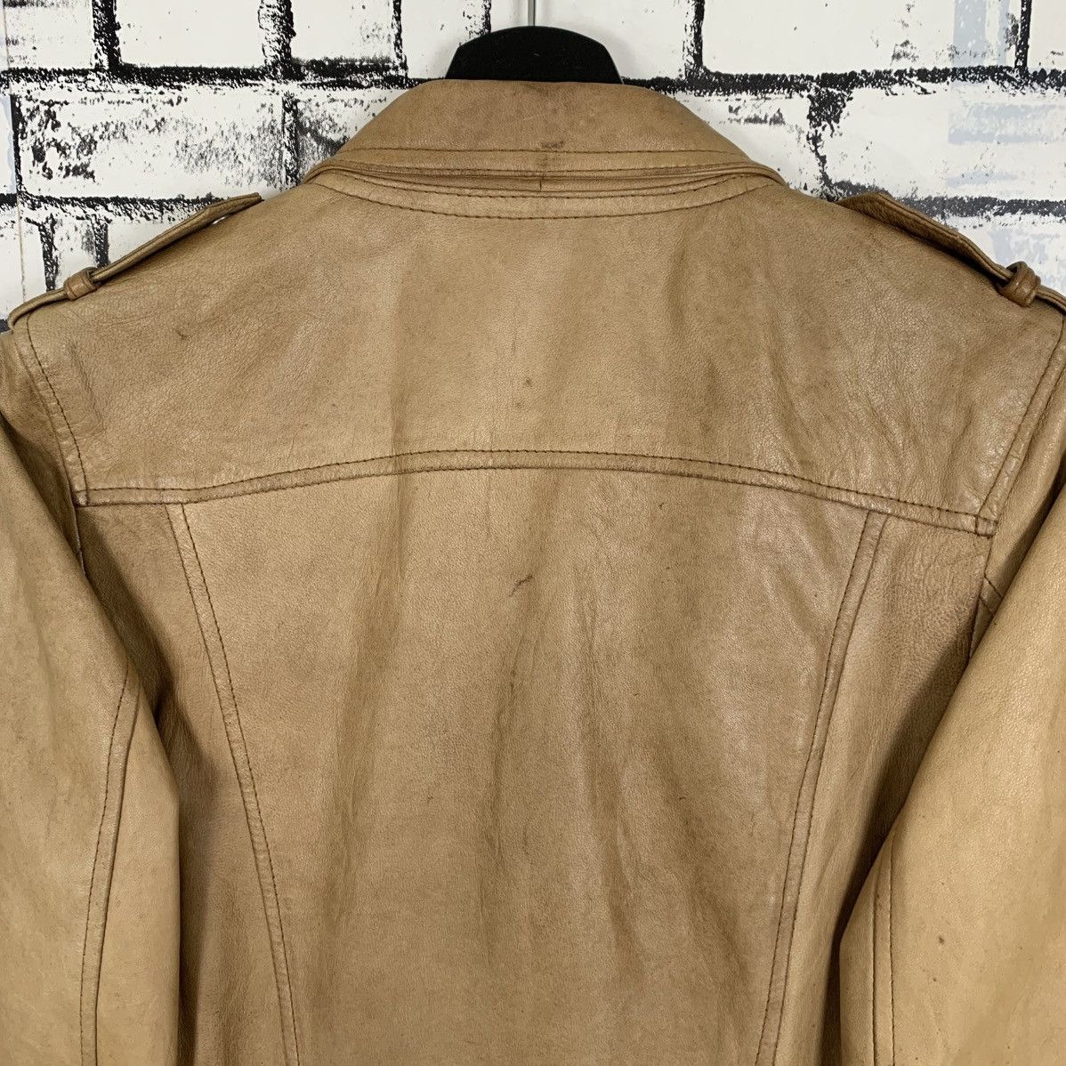 Vanquish × Vintage Vintage Vanquish Tokyo Japan Double Collar Leather Jacket Size US S / EU 44-46 / 1 - 8 Thumbnail