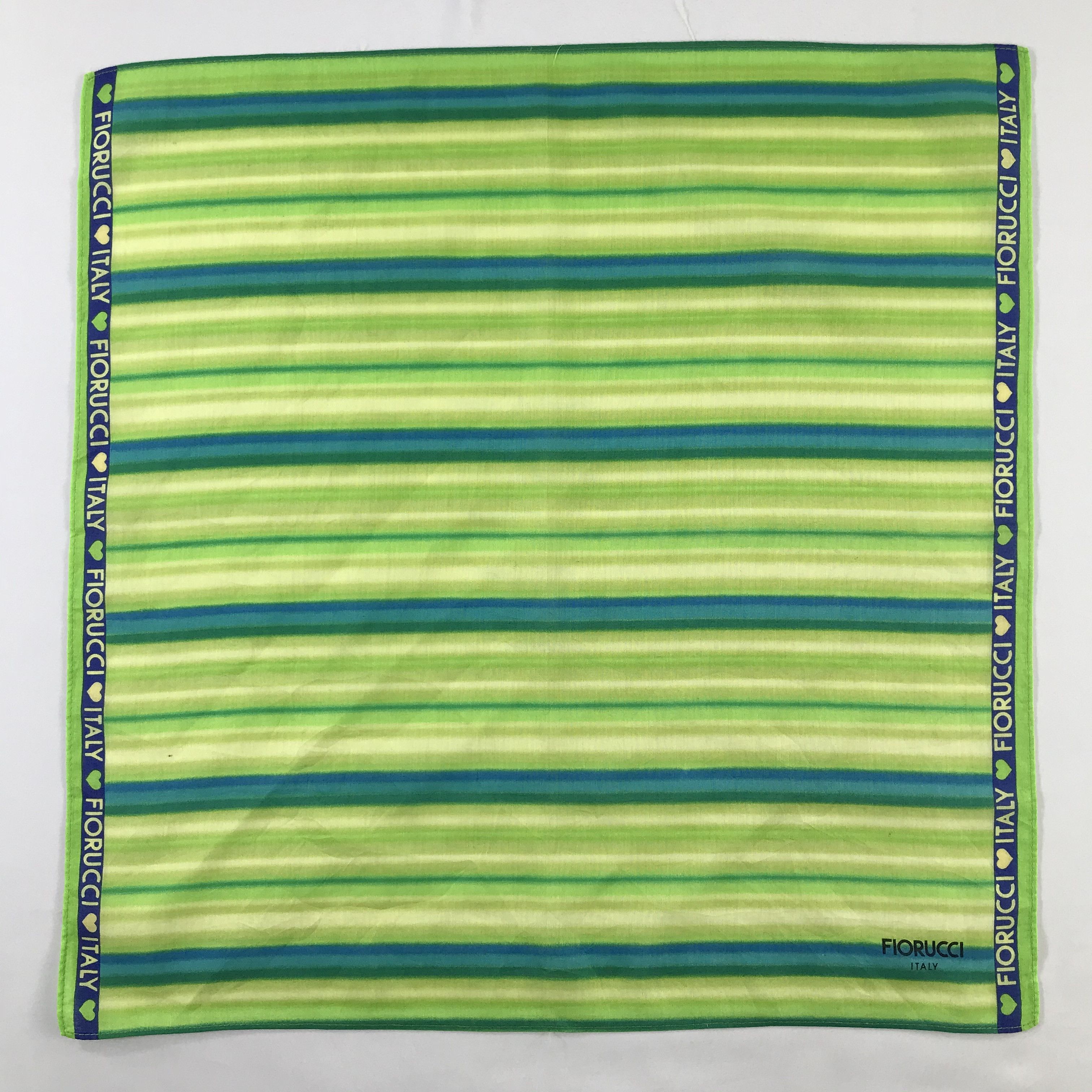 Fiorucci × Vintage Fiorucci Bandana / Handkerchief / Neckerchief - S399 Size ONE SIZE - 1 Thumbnail