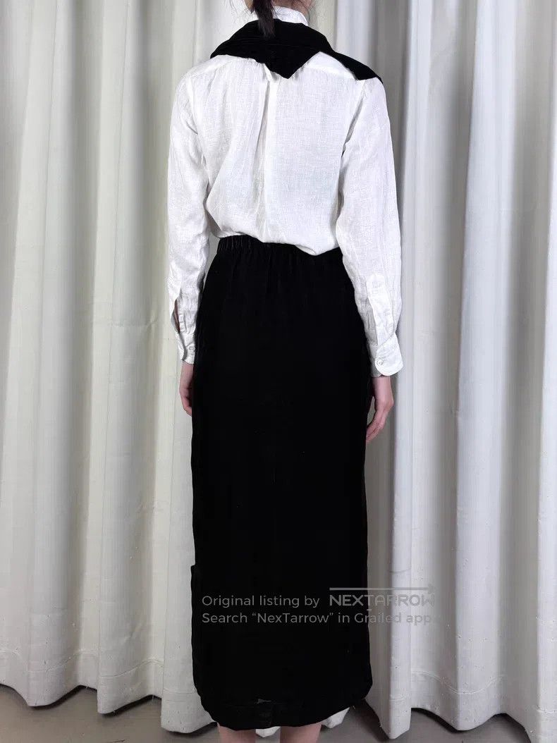 Other Comme des Garcons Crushed Velvet Overalls Skirt Size M / US 6-8 / IT 42-44 - 5 Thumbnail