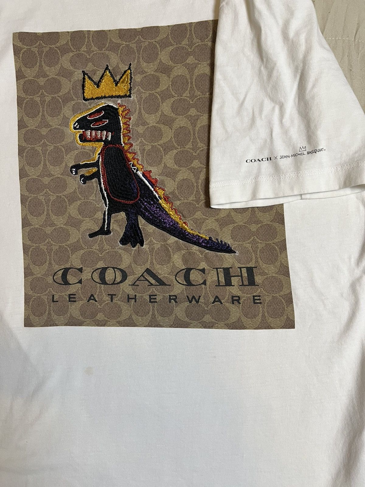 Coach × Jean-Michel Basquiat Coach X Jean Michel Basquiat Signature T Shirt Size XS Size XS / US 0-2 / IT 36-38 - 5 Thumbnail