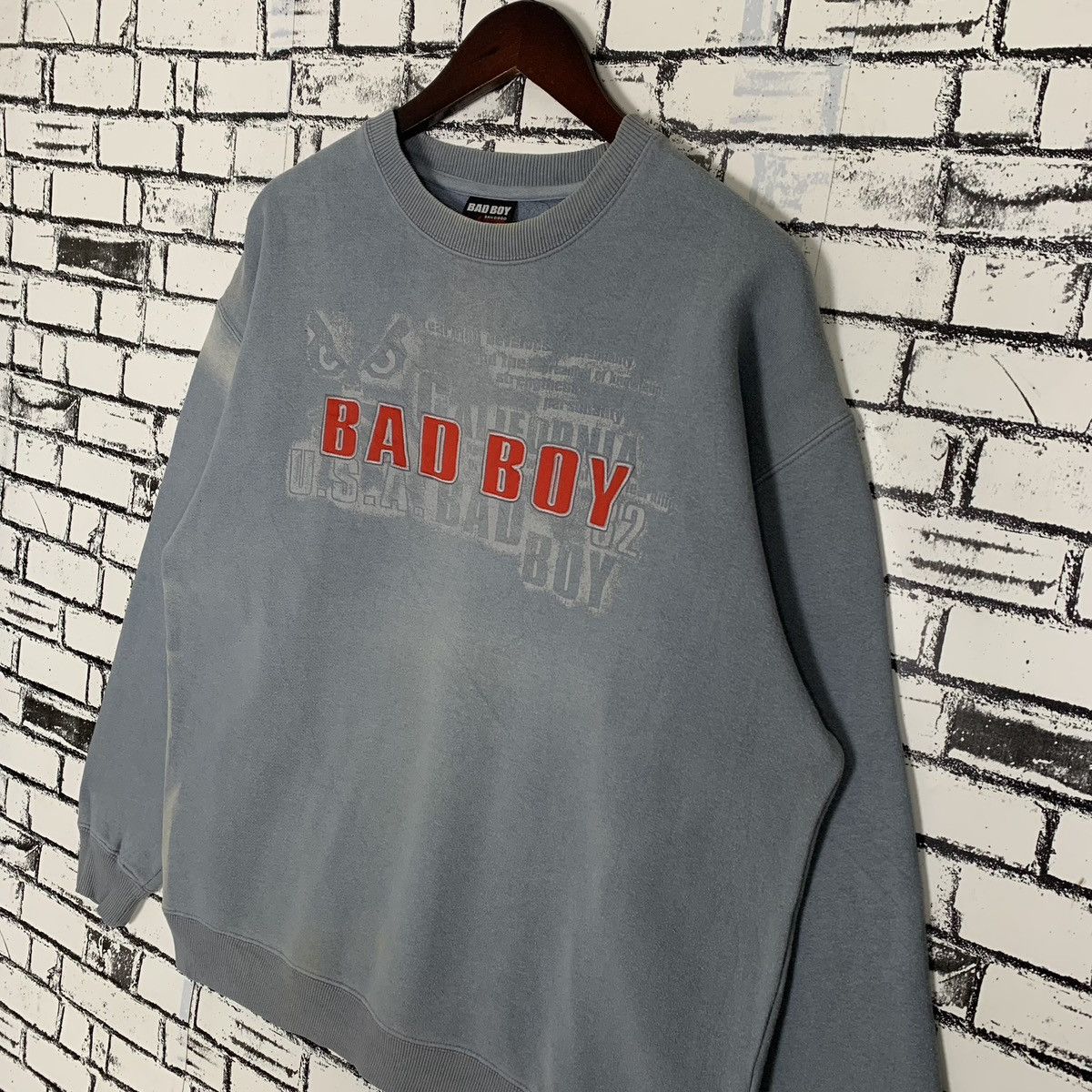 Vintage Vintage Bad Boy American Sport Lifestyle Sweatshirt Crewneck Size US L / EU 52-54 / 3 - 3 Thumbnail
