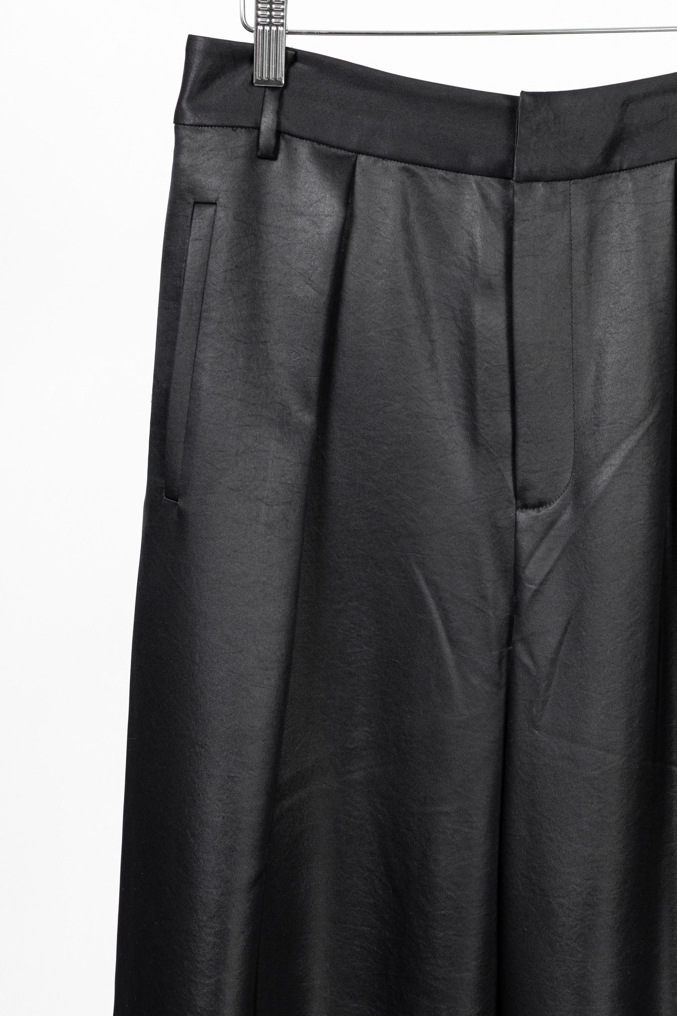 Tibi Tibi Stella Black Celia Drape Pants Size 27" / US 4 / IT 40 - 4 Thumbnail