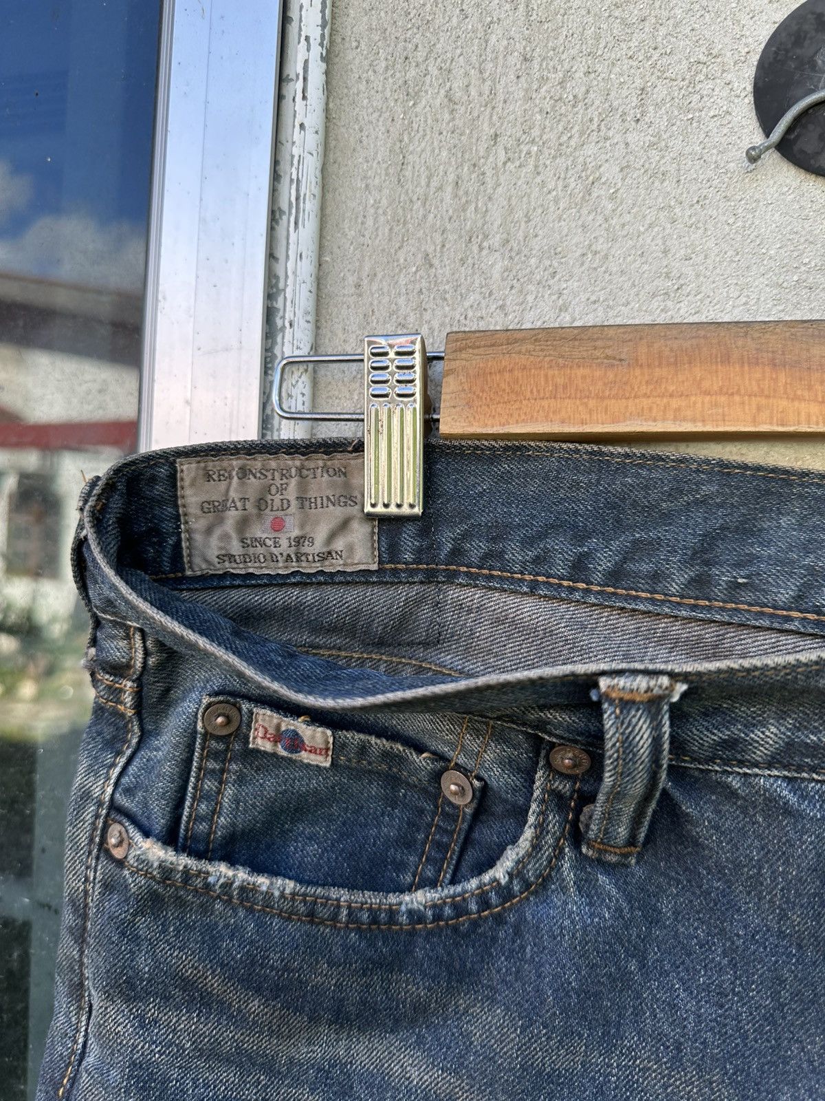 Studio D'Artisan Rare Vintage Studio D'artisan Rusty Distressed Denim Size US 32 / EU 48 - 8 Thumbnail