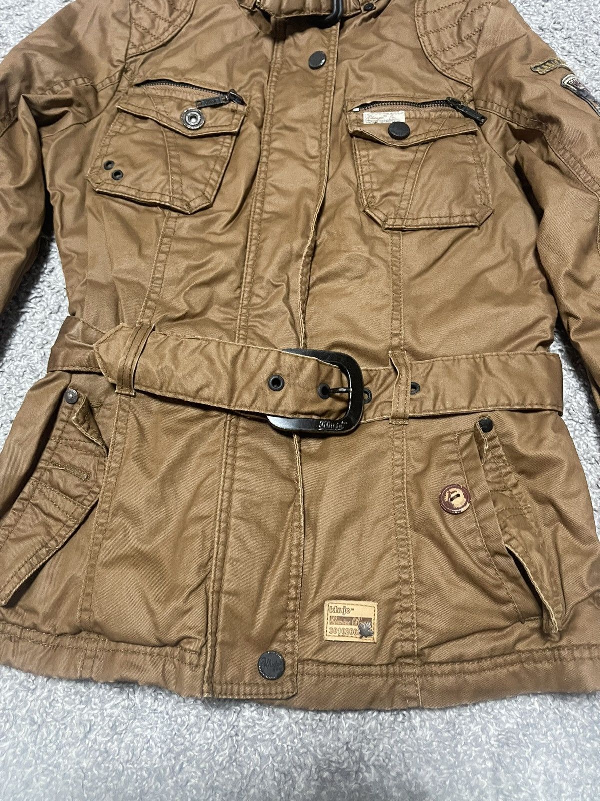 Japanese Brand Khujo Japanese belted Jacket Patchwork size S Size S / US 4 / IT 40 - 8 Thumbnail