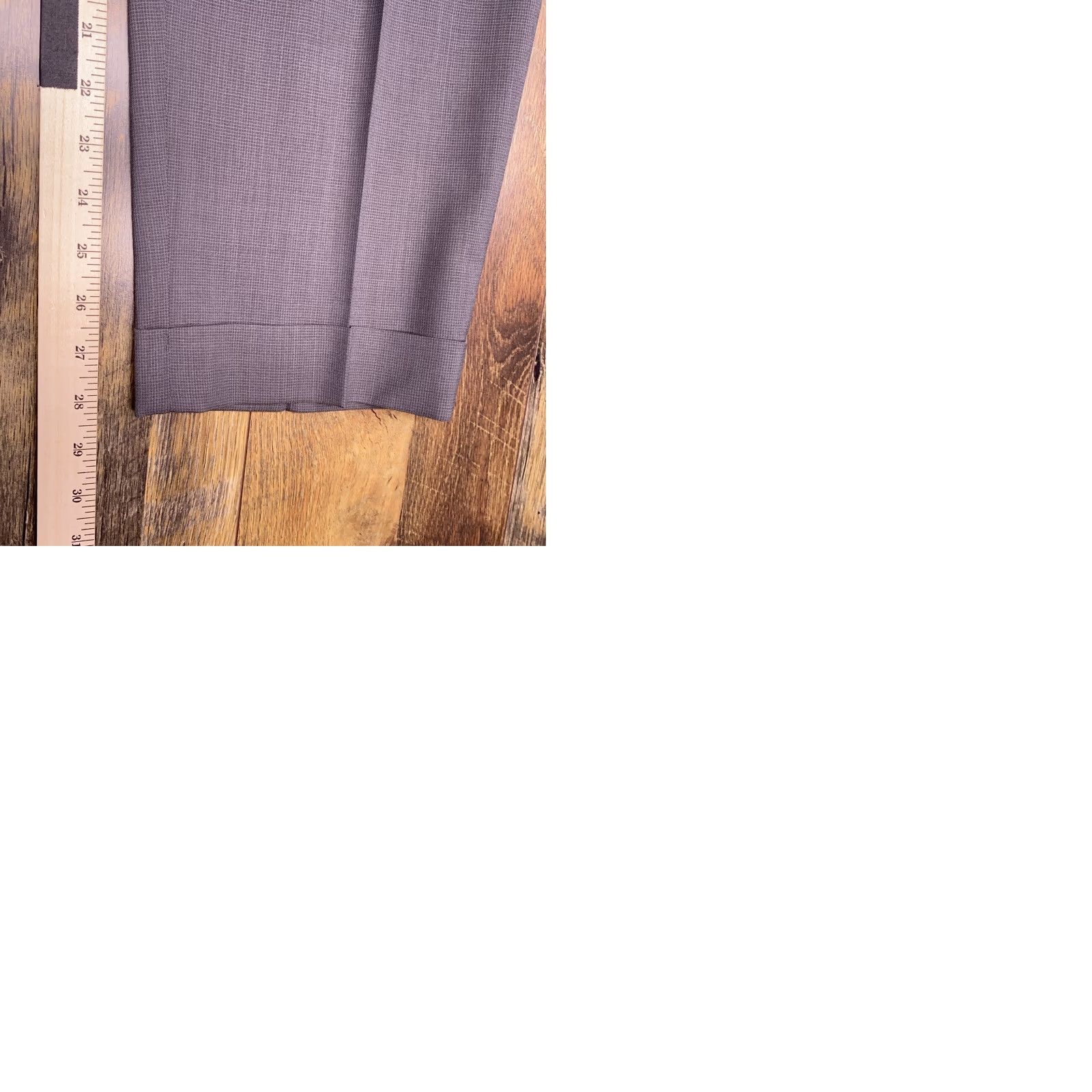 Hugo Boss VINTAGE Hugo Boss 2 Piece Suit Gray (42R) Men Regular Size 42R - 12 Thumbnail
