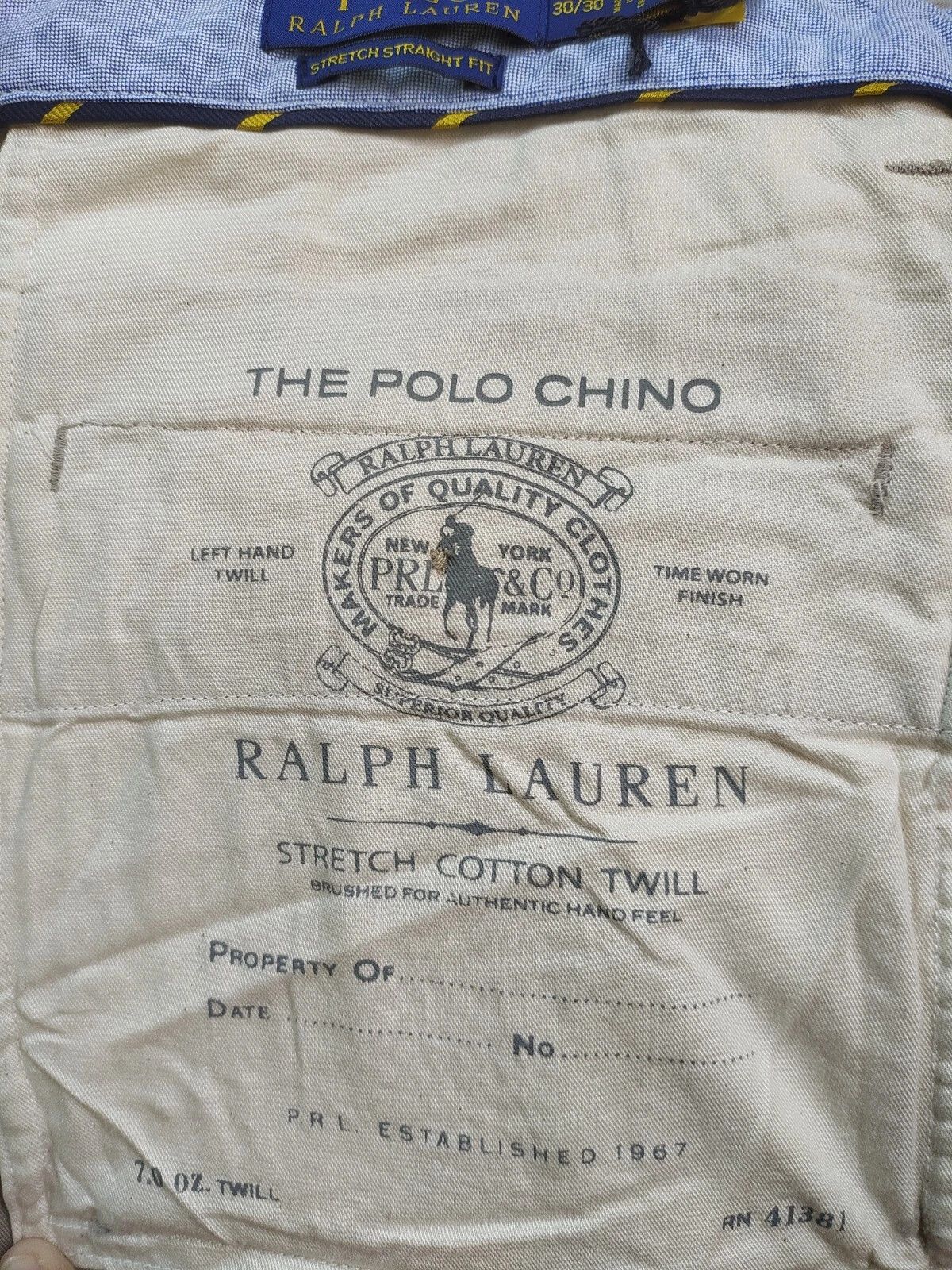 Polo Ralph Lauren Polo Ralph Lauren Stretch Straight Fit Chino Pant FTP 0157 Size US 30 / EU 46 - 6 Thumbnail