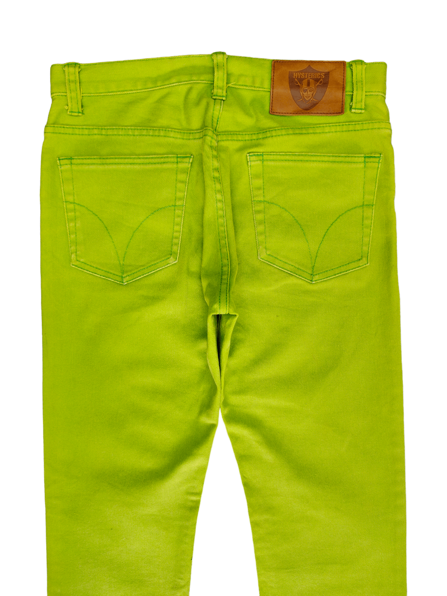 Hysteric Glamour OG 90s Hysteric Glamour Neon Green Skinny Jeans Size US 27 - 8 Thumbnail