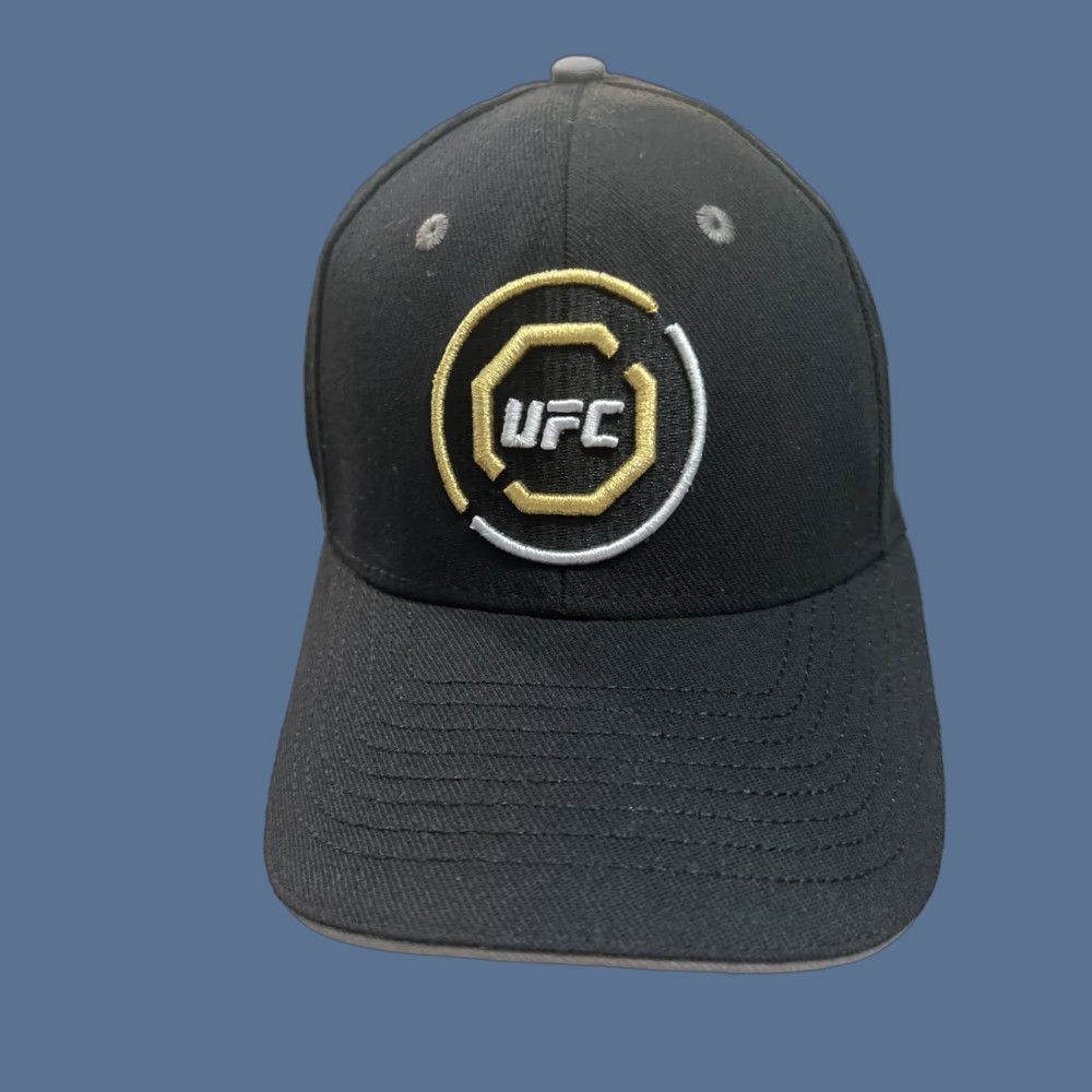 Reebok UFC World Champion Black Gold Reebok MMA Superflex Hat L/XL Size ONE SIZE - 1 Thumbnail