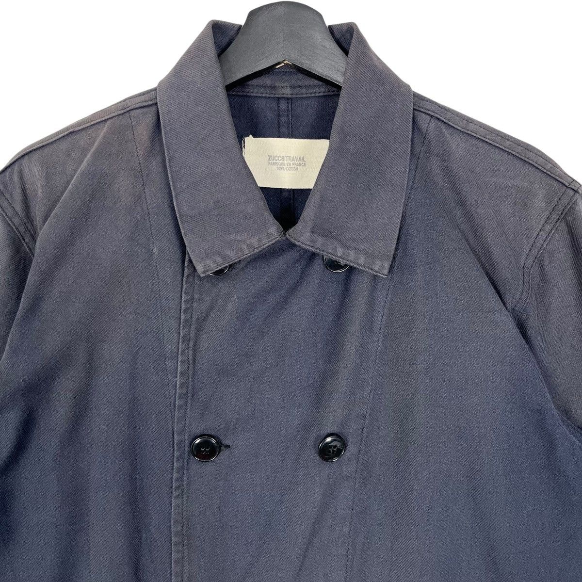 CABANE de ZUCCa × Issey Miyake × Japanese Brand Zucca Travail by Issey Miyake Single Layer Cotton Jacket Size US M / EU 48-50 / 2 - 3 Thumbnail