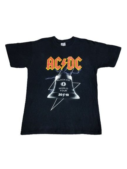 Band Tees 2011 Acdc Black Ice World Tour Tee Size US L / EU 52-54 / 3 - 1 Thumbnail