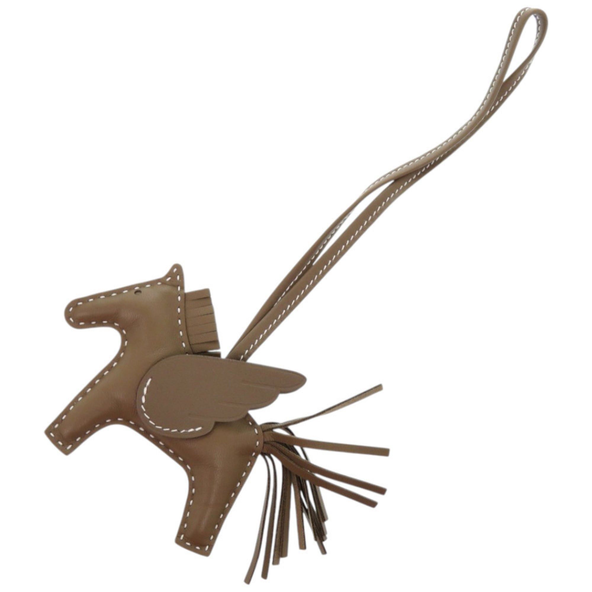 Hermes Hermes Excellent condition Hermès Rodeo PM Pegasus Anjou Milo Etoupe W stamped brown keychain 1957 Size ONE SIZE - 1 Thumbnail