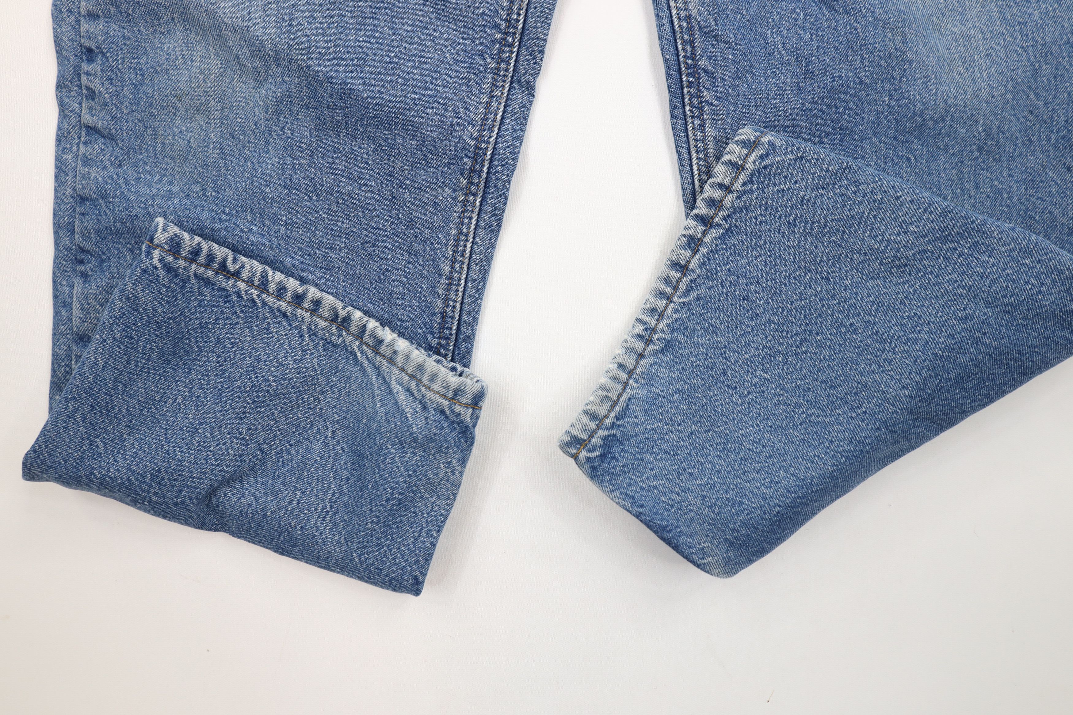 Carhartt × Vintage Vintage Y2K Carhartt Relaxed Fit Fleece Lined Wide Leg Jeans Size US 36 / EU 52 - 7 Thumbnail