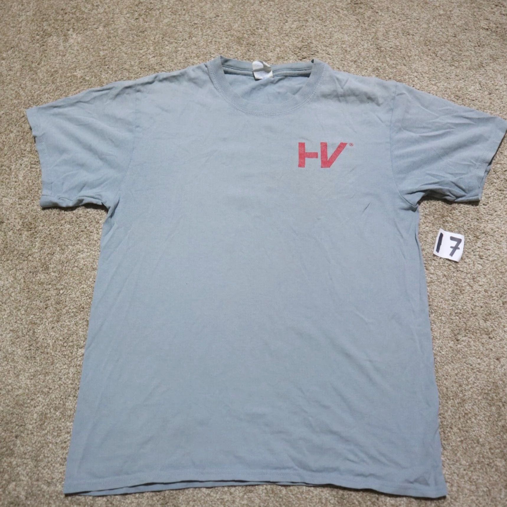 Vintage Hollingsworth & Vose HV Tee T-Shirt Short Sleeve Adult XL Extra Large Size US L / EU 52-54 / 3 - 2 Thumbnail