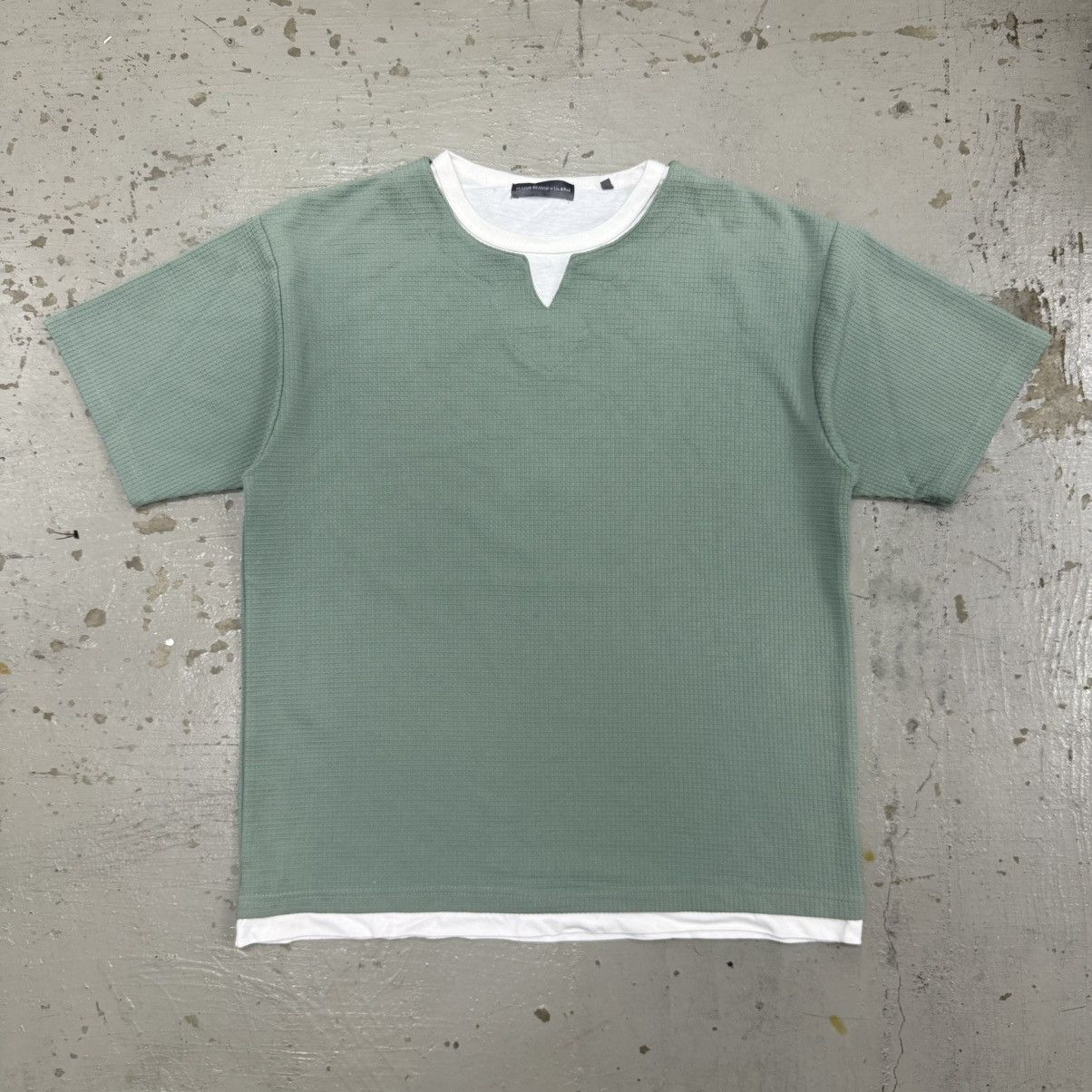 Japanese Brand Japanese Brand Henley Layered Waffle Tee Size US L / EU 52-54 / 3 - 1 Thumbnail