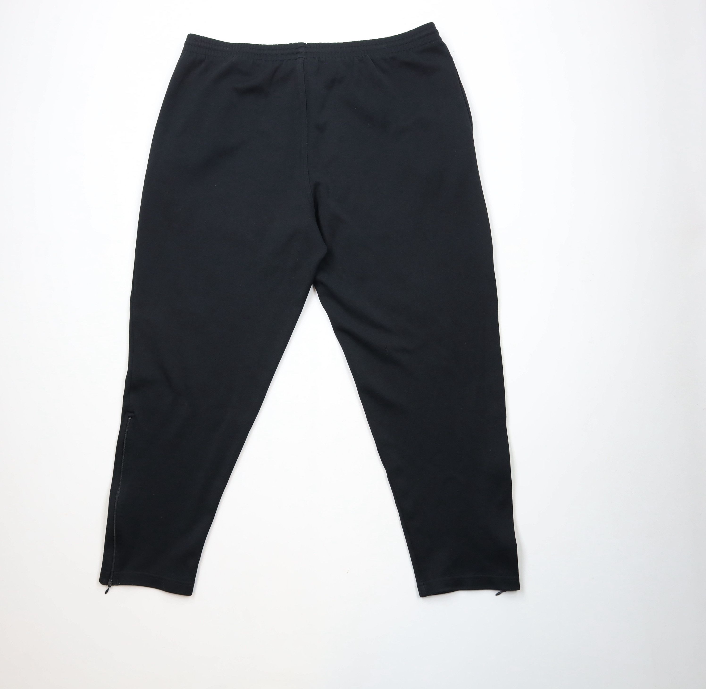 Adidas × Vintage Vintage 90s Adidas Tapered Leg Soccer Warm Up Pants Black Size US 38 / EU 54 - 11 Thumbnail