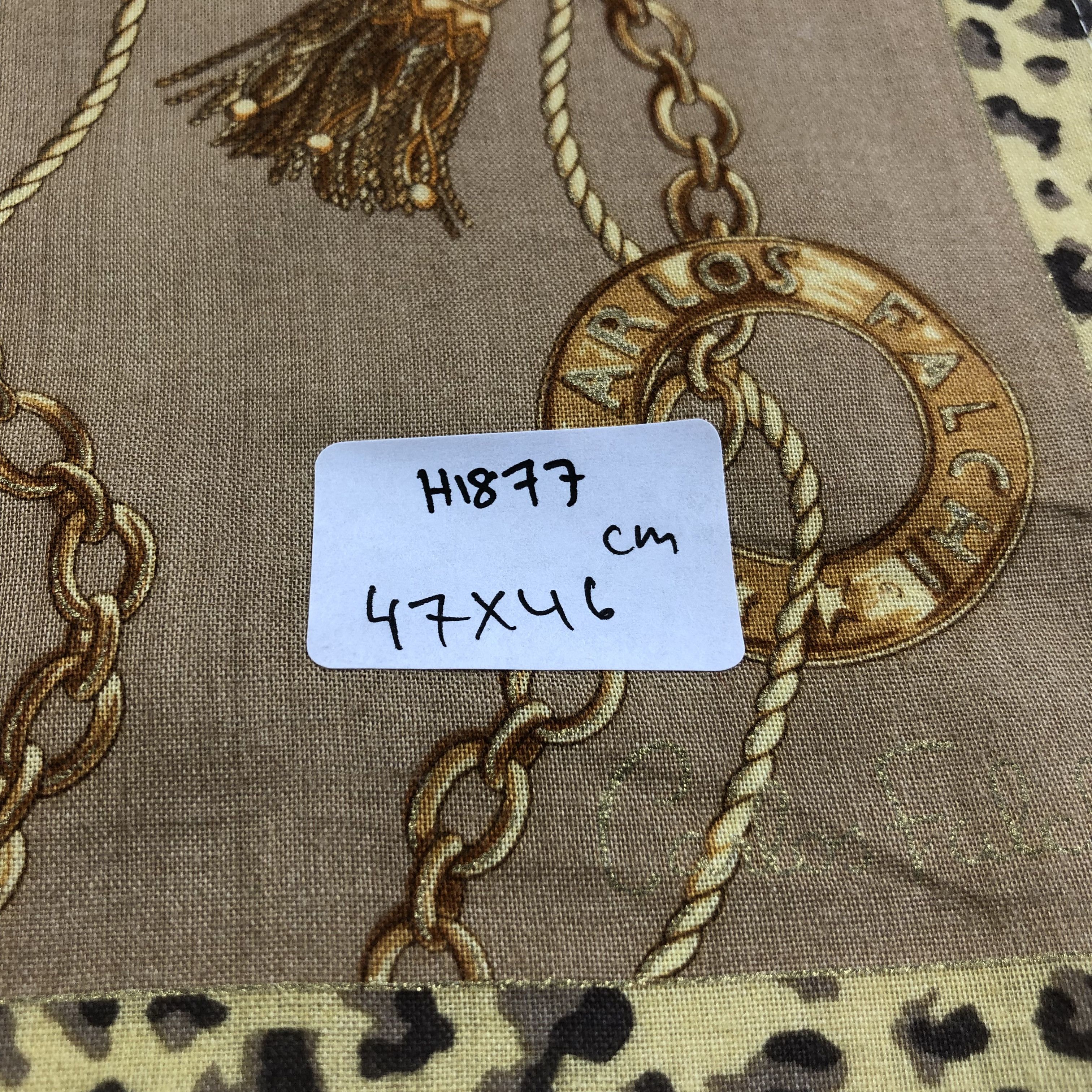 Vintage Carlos Falchi Gold Chains Handkerchief Bandana H1877 Size ONE SIZE - 5 Thumbnail
