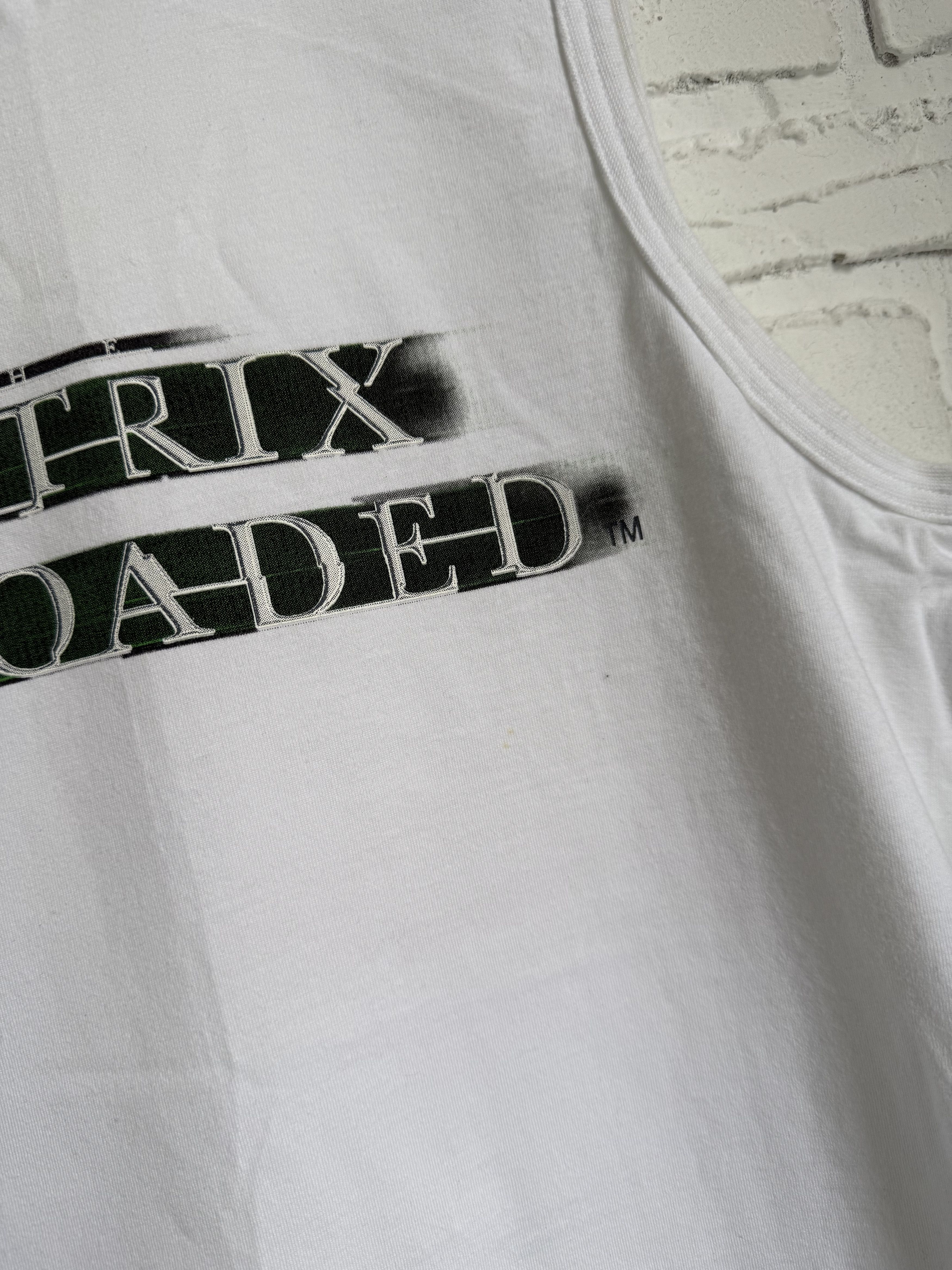 NEXT Vintage 2003 Next The Matrix Reloaded tank top t-shirt Size US M / EU 48-50 / 2 - 5 Thumbnail
