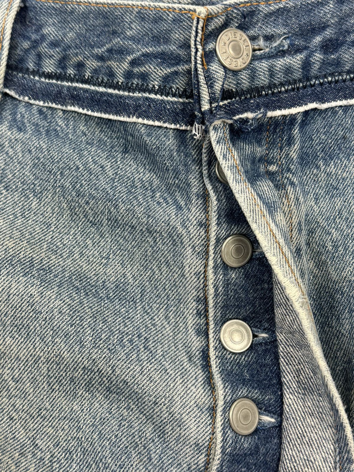 READYMADE x DIESEL DISTRESSED DENIM JEANS Size US 34 / EU 50 - 5 Thumbnail