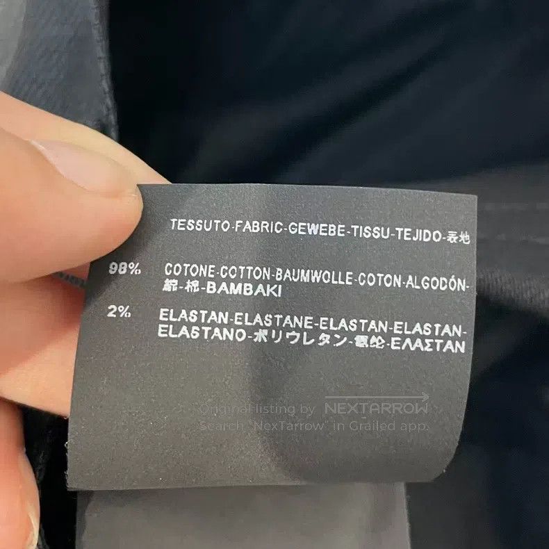 Saint Laurent Paris Saint Laurent Paris Black Oil Wax Denim Pants Size US 32 / EU 48 - 7 Thumbnail