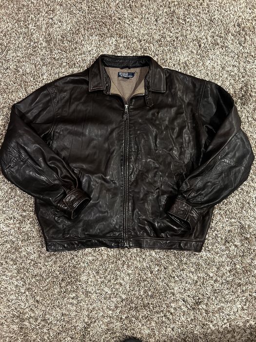 Polo Ralph Lauren Vintage 90s Polo Ralph Lauren Leather