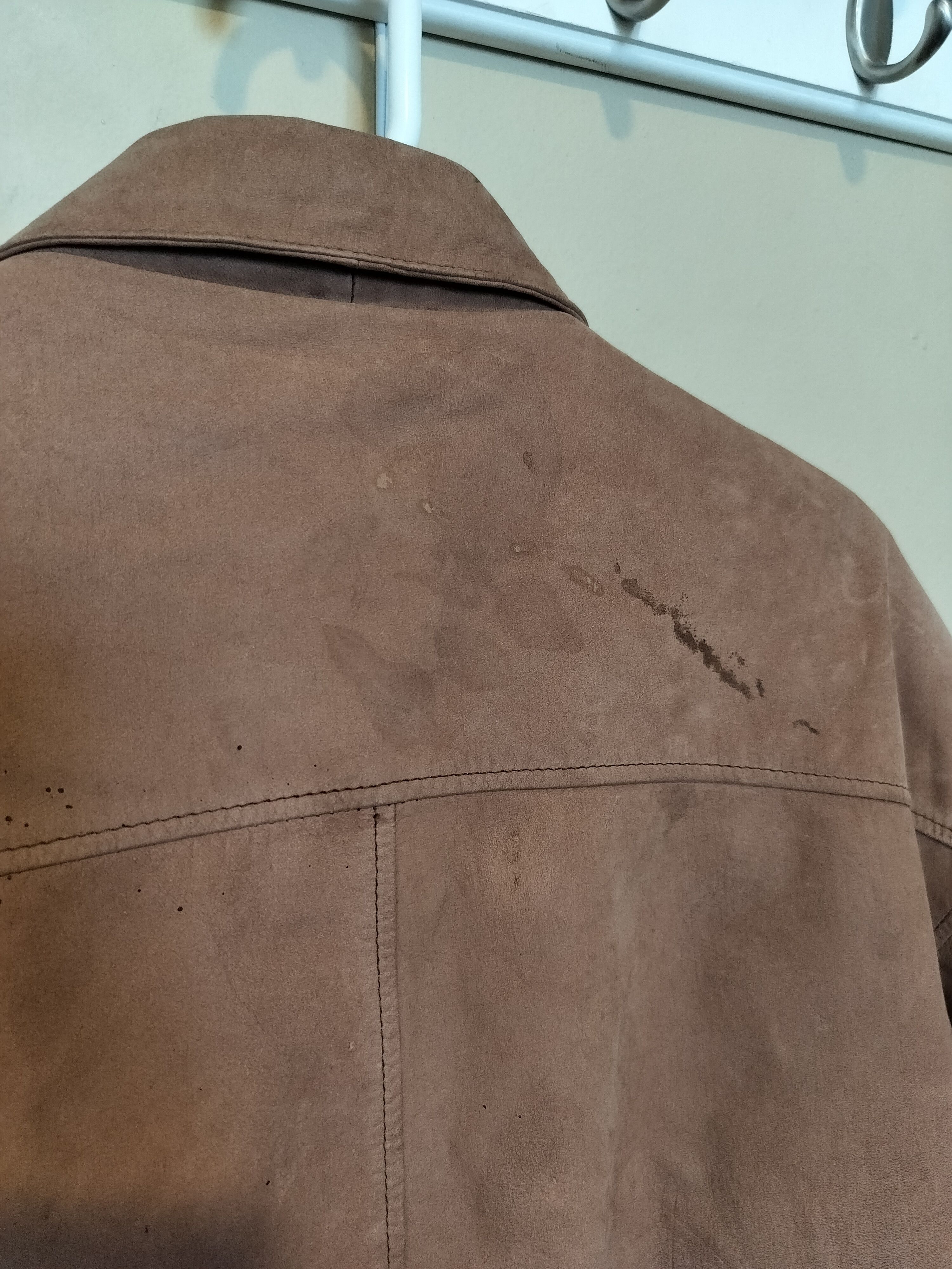 Other Hunters Run Suede Leather Bomber Jacket Size L Size US L / EU 52-54 / 3 - 7 Thumbnail