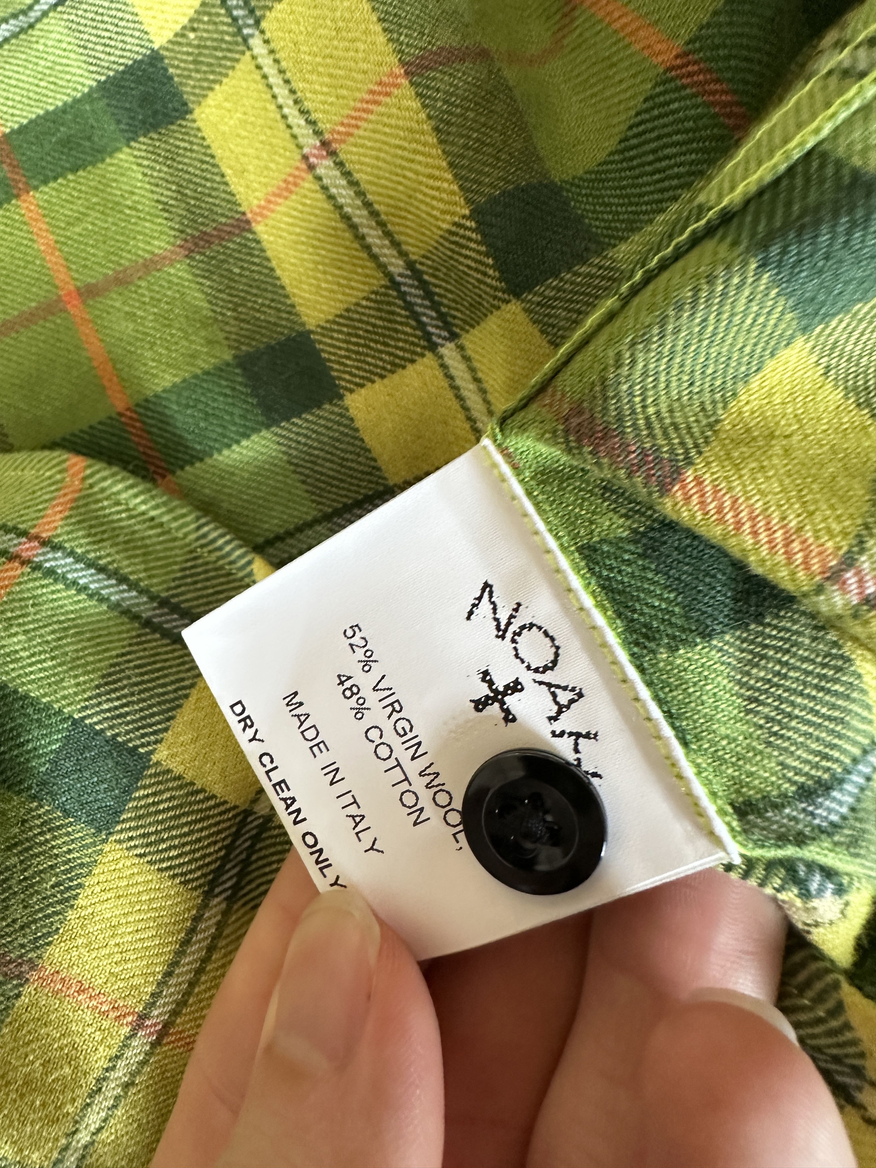 Noah Noah Wool Plaid Flannel Size US S / EU 44-46 / 1 - 4 Thumbnail