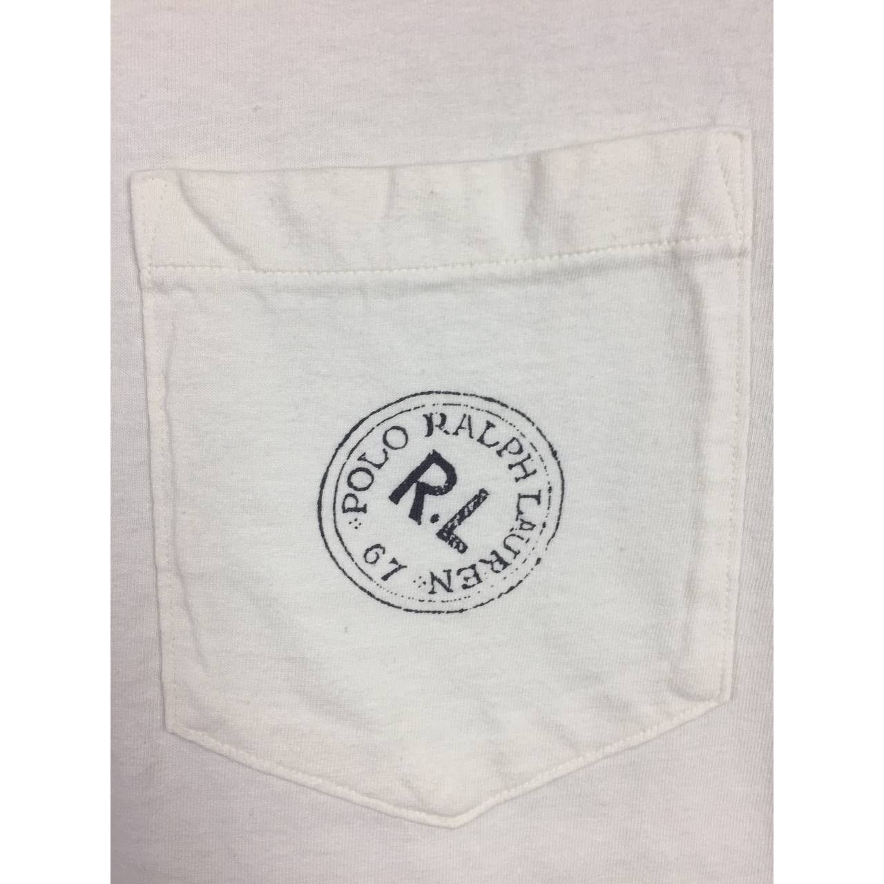 Polo Ralph Lauren Vtg Polo Ralph Lauren RL 67 Casual Pocket Tee Size US M / EU 48-50 / 2 - 6 Thumbnail