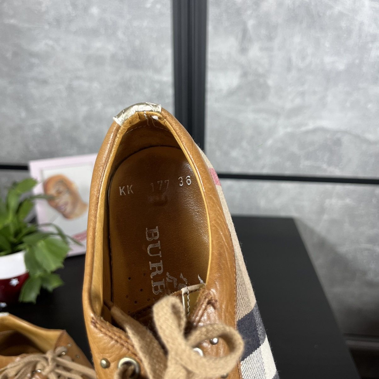 Burberry BURBERRY LOW TOP TRAINERS SNEAKERS SHOES NOVA CHECK WOMENS Size US 5 / EU 37 - 10 Thumbnail
