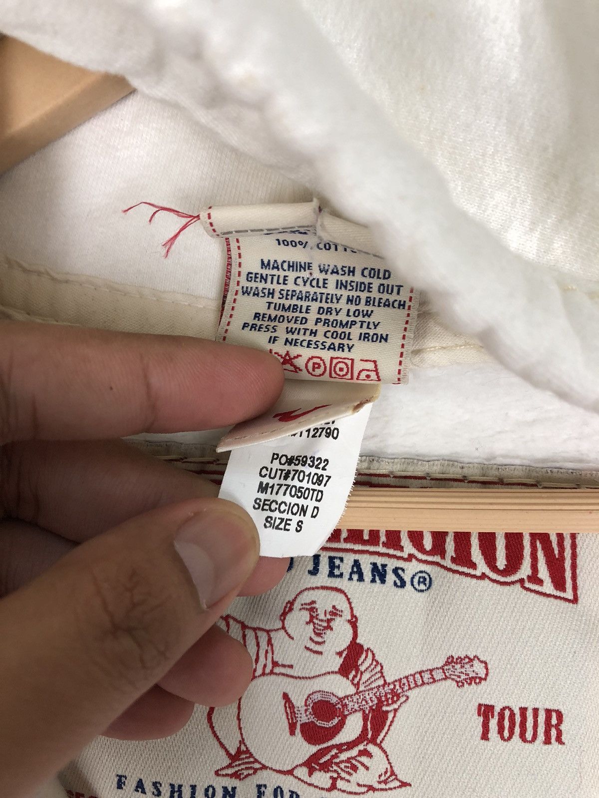 True Religion True Religion Double Stitch Zipper Hoodie Jacket Size US S / EU 44-46 / 1 - 10 Thumbnail