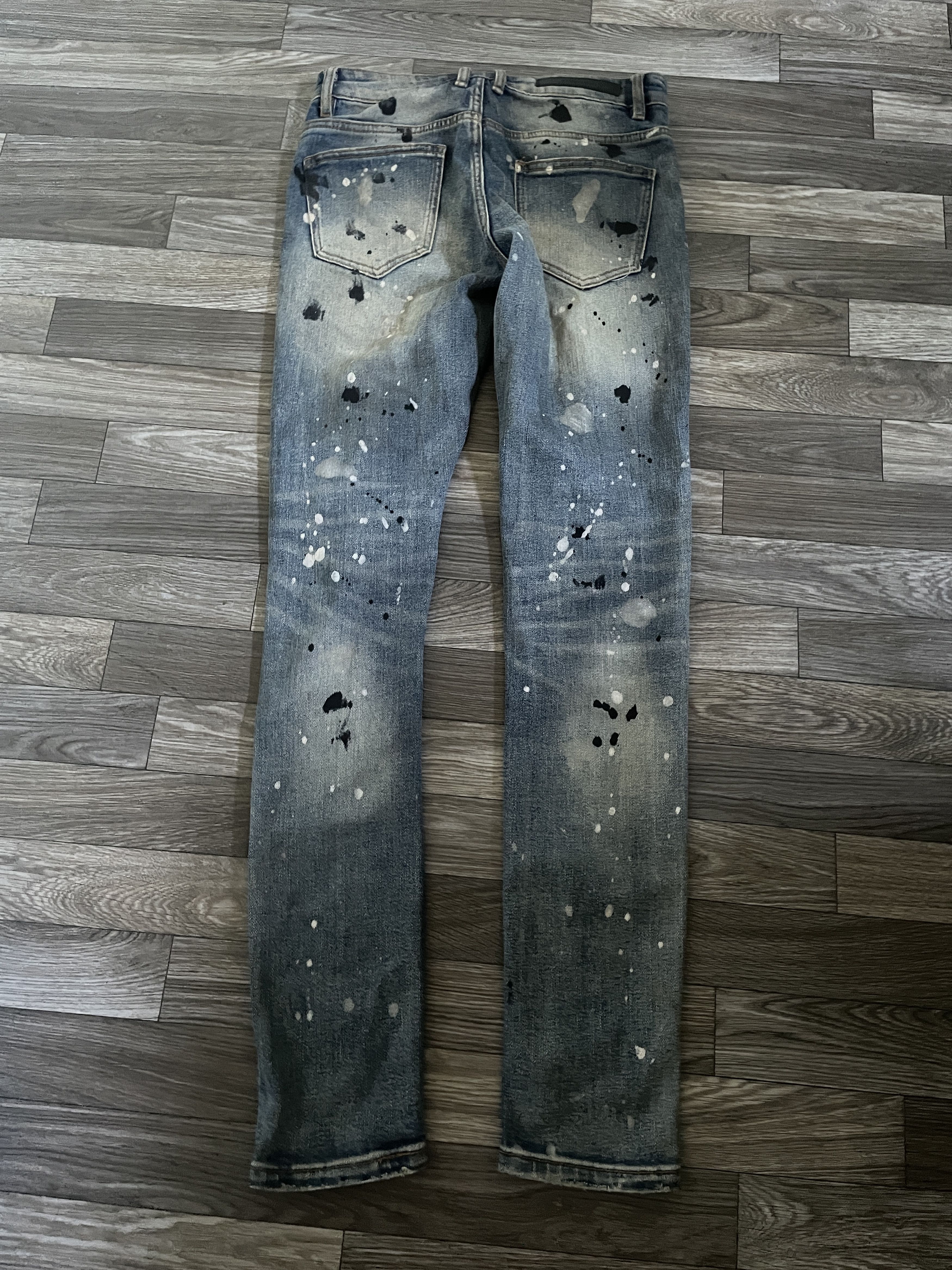 Embellish Embellish denim ripped paint splatter jeans Size US 28 / EU 44 - 2 Thumbnail