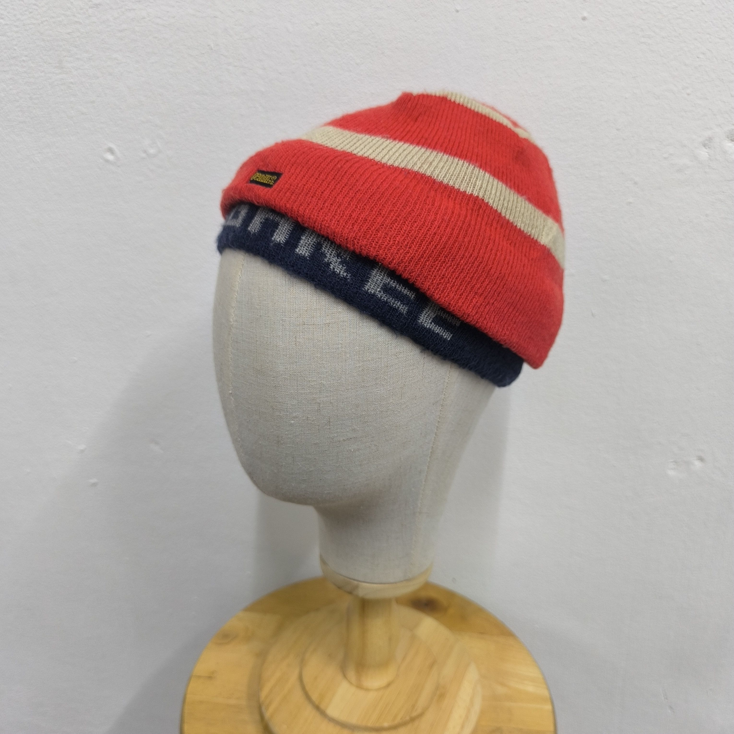 Japanese Brand ✨Japanese brand denim dungaree.dwm pull on beanie hat Size ONE SIZE - 2 Thumbnail