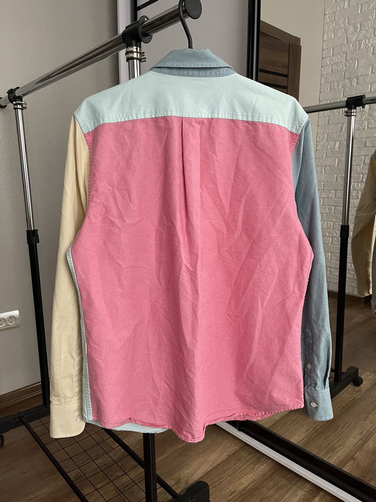 Aime Leon Dore Aime Leon Dore Color Blocked Oxford Shirt Button Up Size US L / EU 52-54 / 3 - 4 Thumbnail