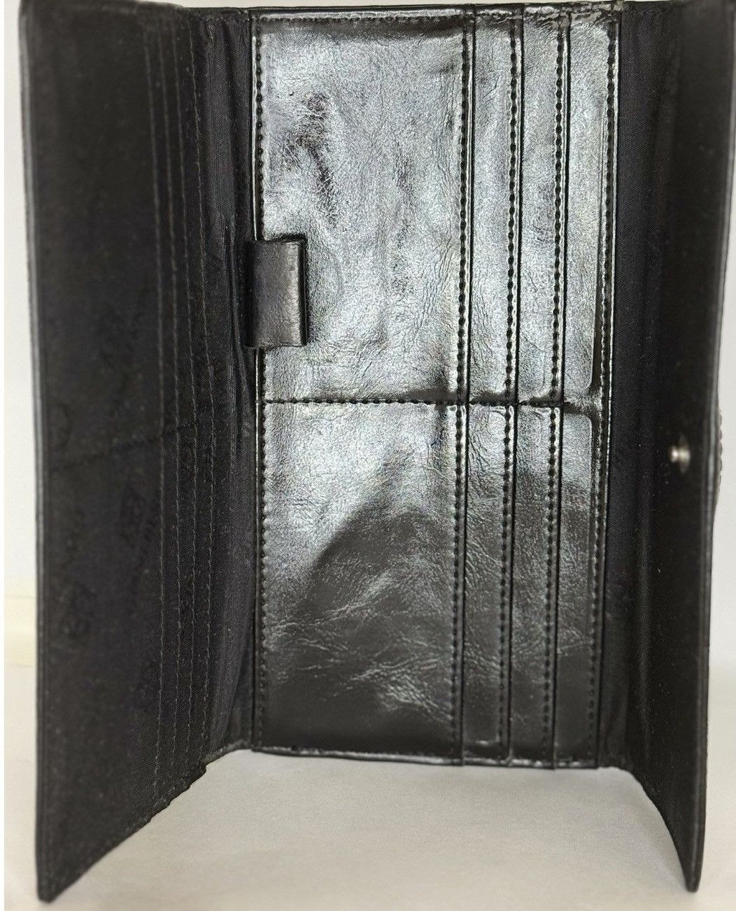Giani Bernini Giani Bernini Black Genuine Leather Long Wallet Minimalist Size ONE SIZE - 3 Thumbnail