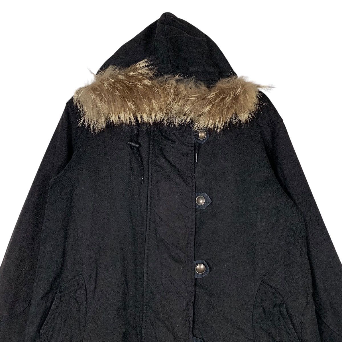 Tsumori Chisato TSUMORI CHISATO Fur Hoodie Sherpa Lined Parka #1280-C58 Size M / US 6-8 / IT 42-44 - 2 Thumbnail