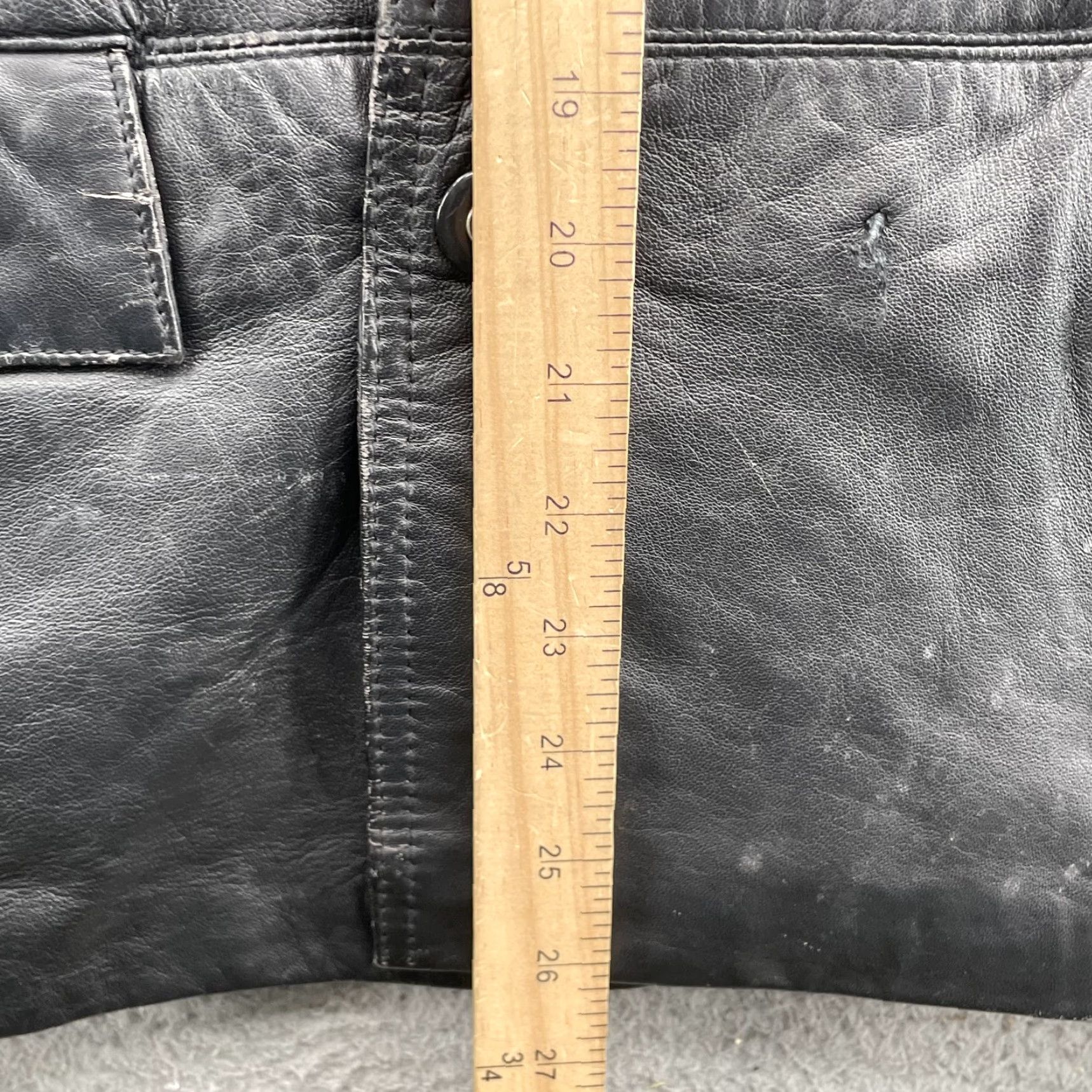 Skin Fast Leather Lamb Skin Jacket Men Small Blazer Coat Moto Biker Academia Corpcore Fashion? Size 36R - 6 Thumbnail