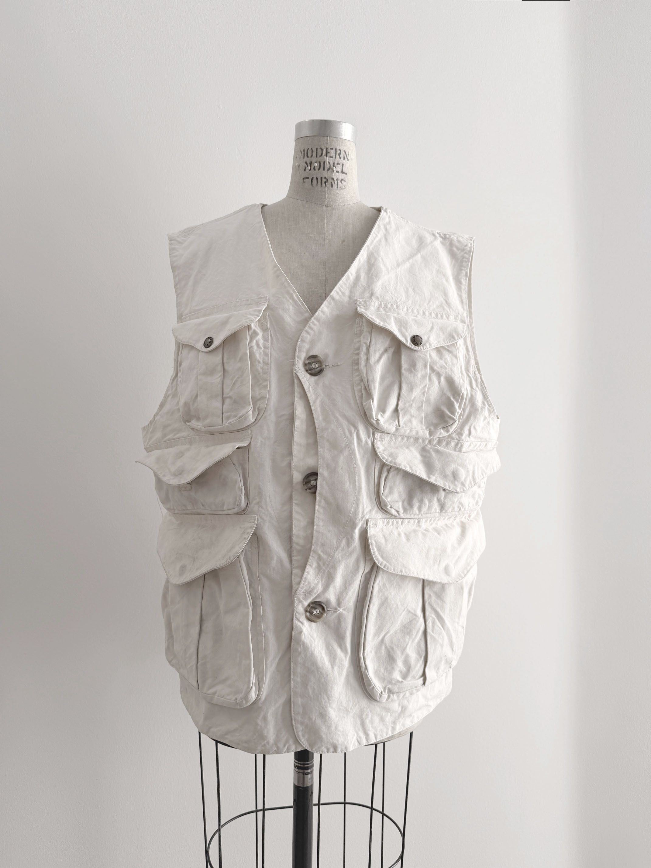 Vintage 90s Vintage Filson Hunter white pocket vest Size US L / EU 52-54 / 3 - 1 Thumbnail