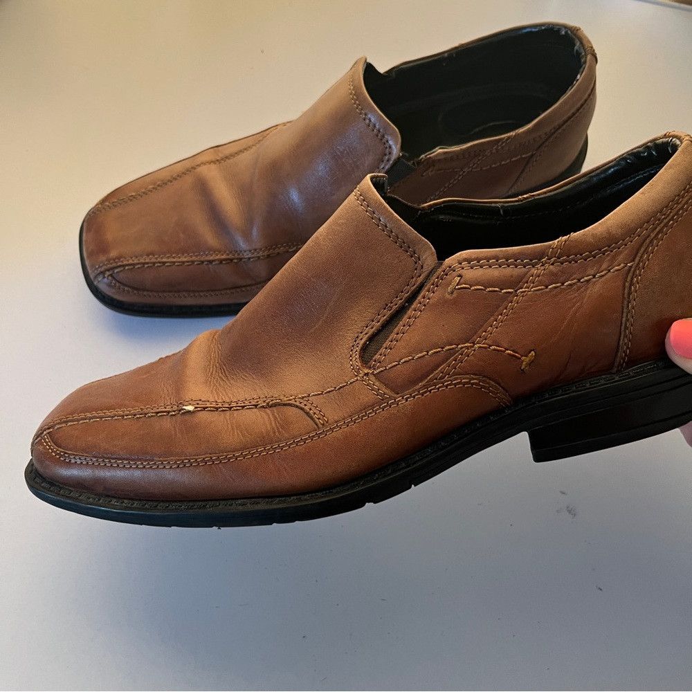 Nunn Bush Nunn Bush Slip On Loafer Men's Brown Leather Shoes Size 8M Size US 8 / EU 41 - 3 Thumbnail