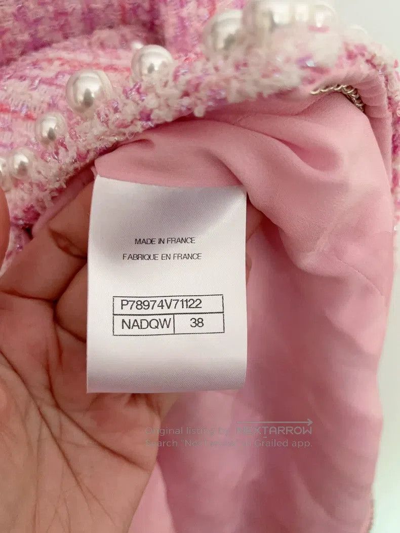 Chanel Chanel 25p pearl pink jacket Size XS / US 0-2 / IT 36-38 - 6 Thumbnail
