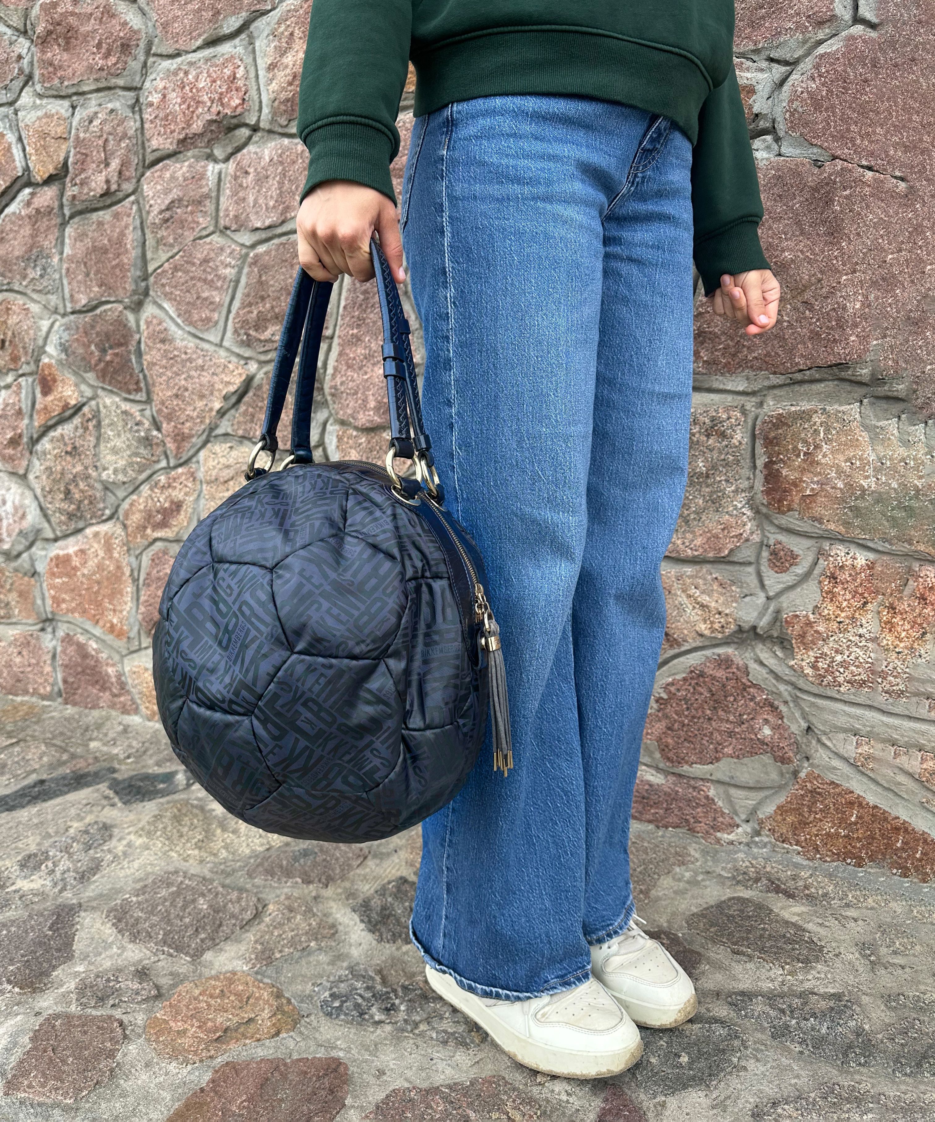 Dirk Bikkembergs DIRK BIKKEMBERGS Bag Shoulder Hand Soccer Nylon Zip Blue Size ONE SIZE - 3 Thumbnail