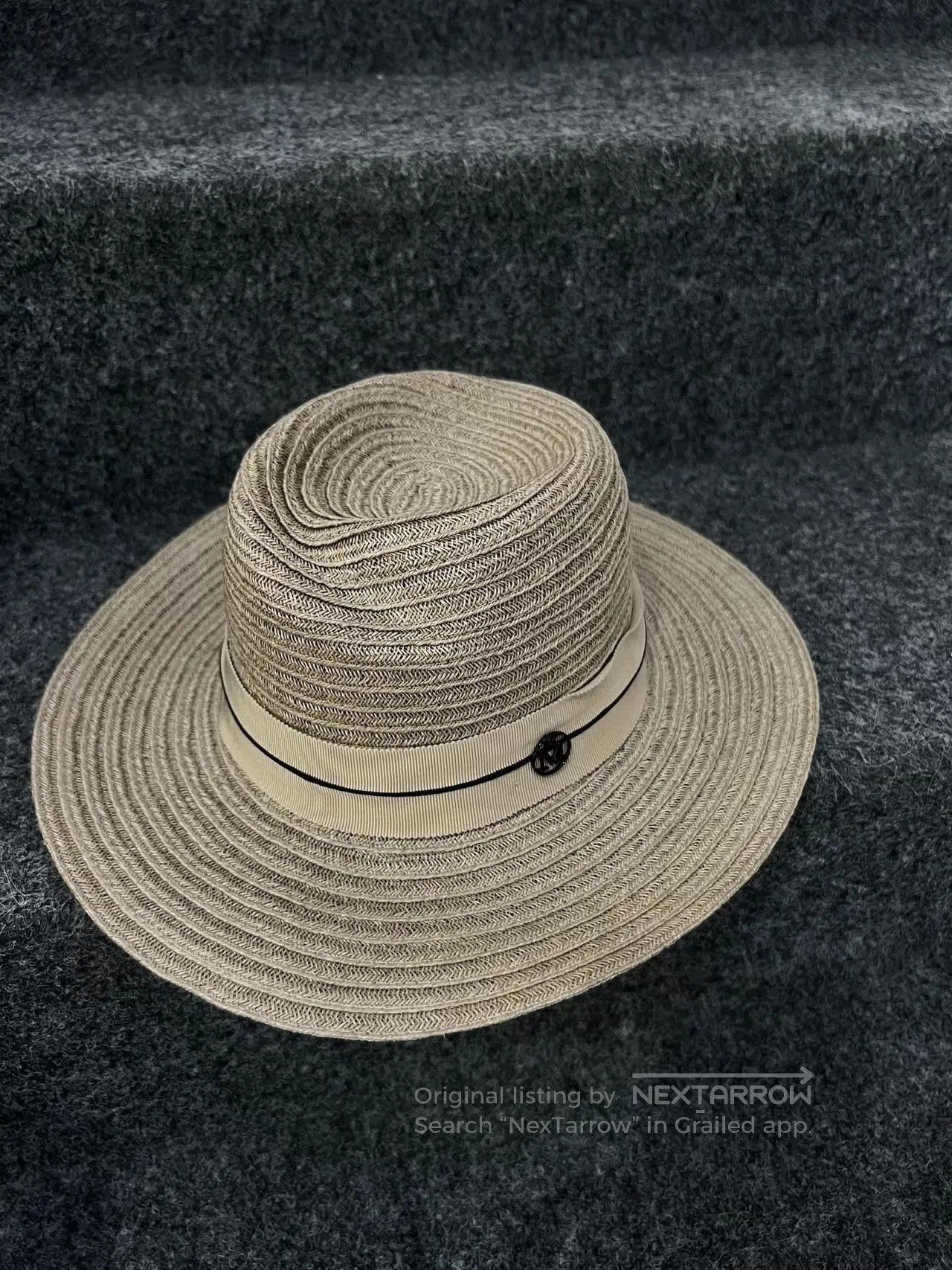 Maison Michel Maison Michel Brown Straw Hat. Size ONE SIZE - 2 Thumbnail