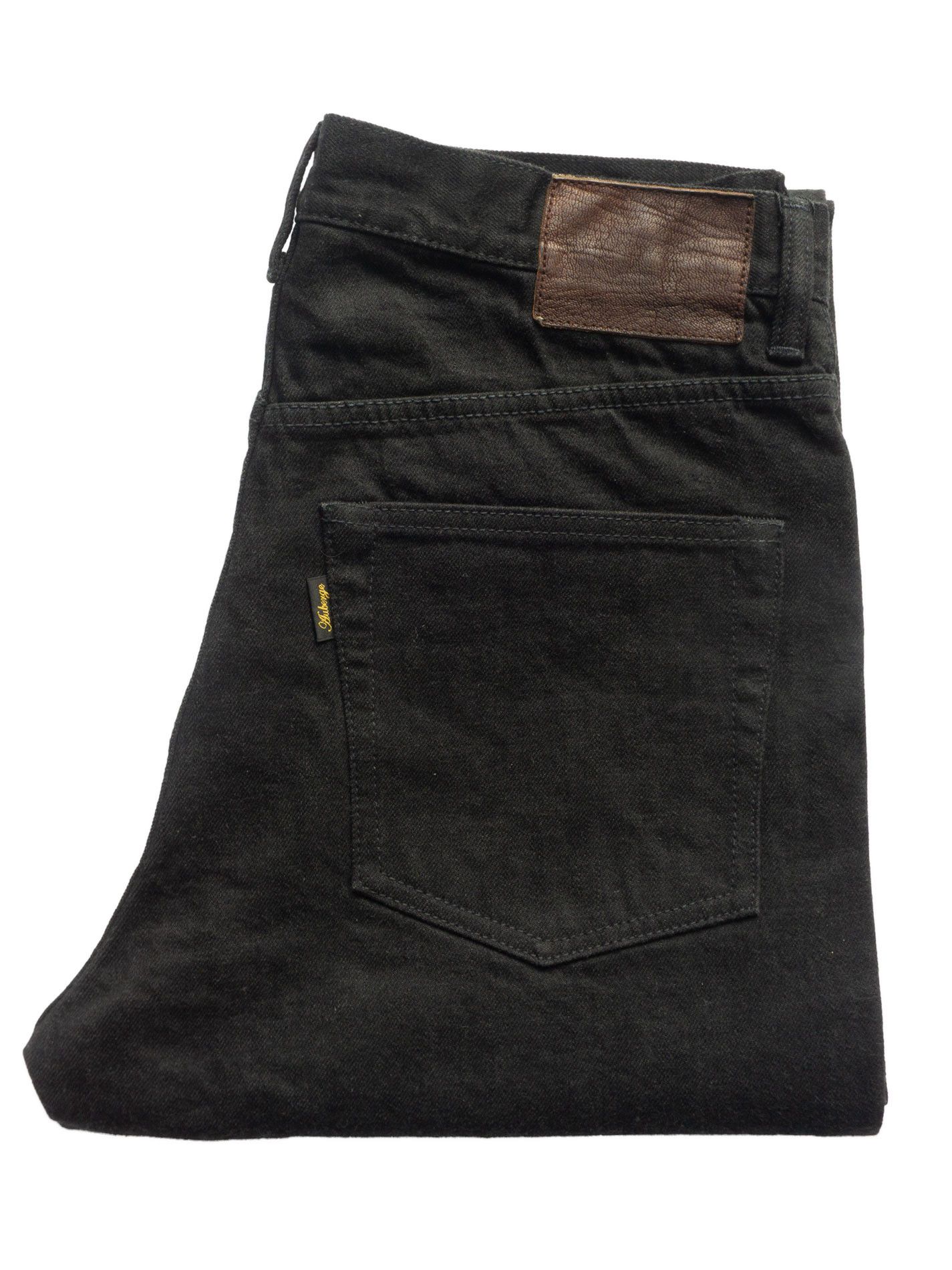 Japanese Brand AUBERGE PHIL MENPU Black Selvedge Jeans W32 x L32 Size US 32 / EU 48 - 2 Thumbnail