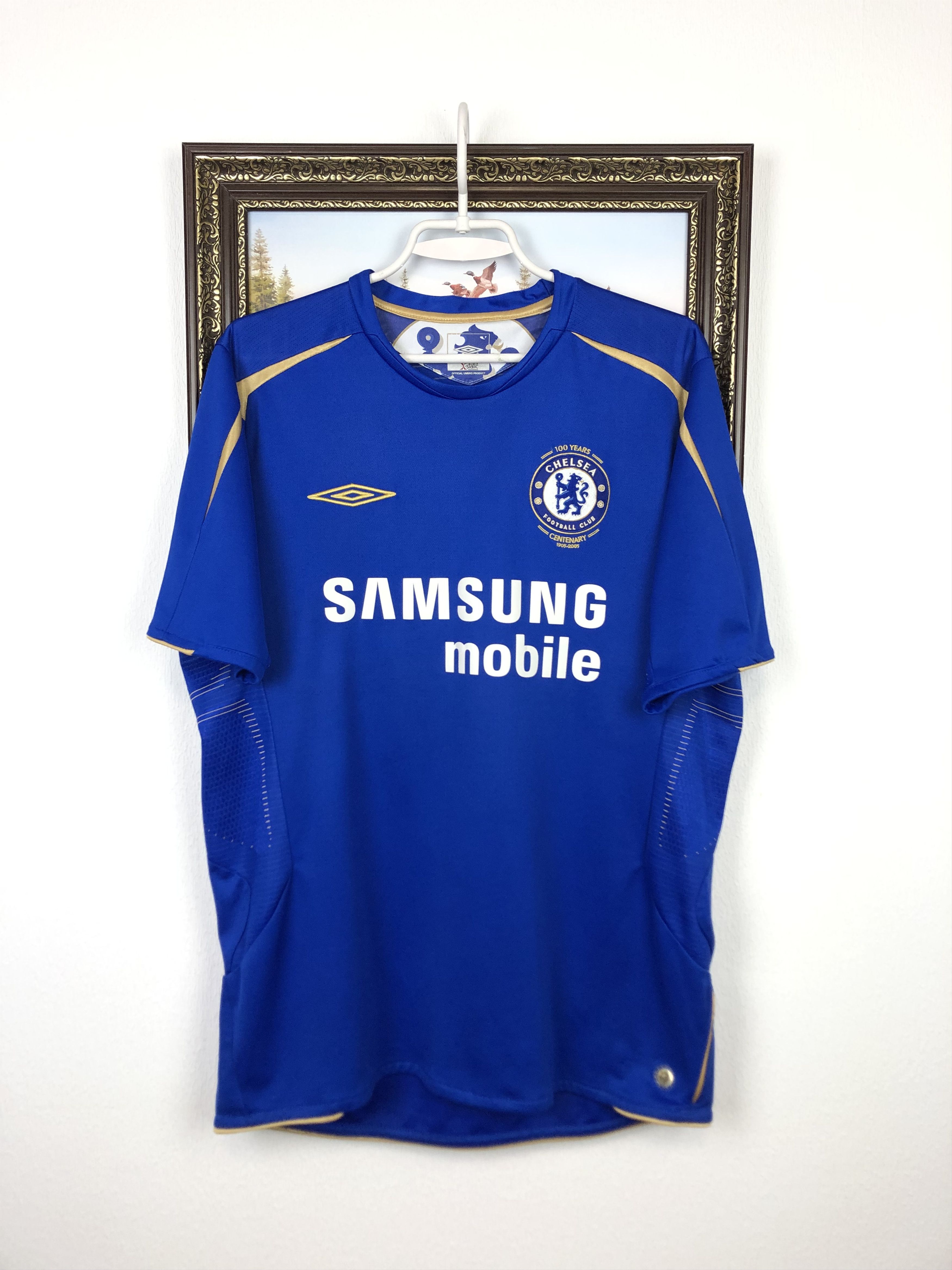 Umbro Chelsea football shirt 2005 #24 Wright-Phillips Umbro Tee Size US L / EU 52-54 / 3 - 5 Thumbnail