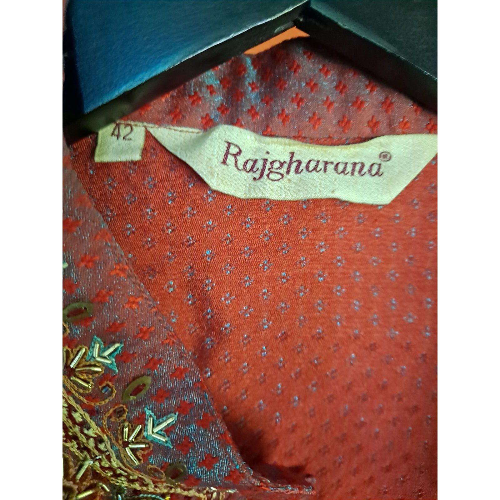 Other Rajgharana Maroon, Gold and Blue Kurta Size 42 Size ONE SIZE - 7 Thumbnail