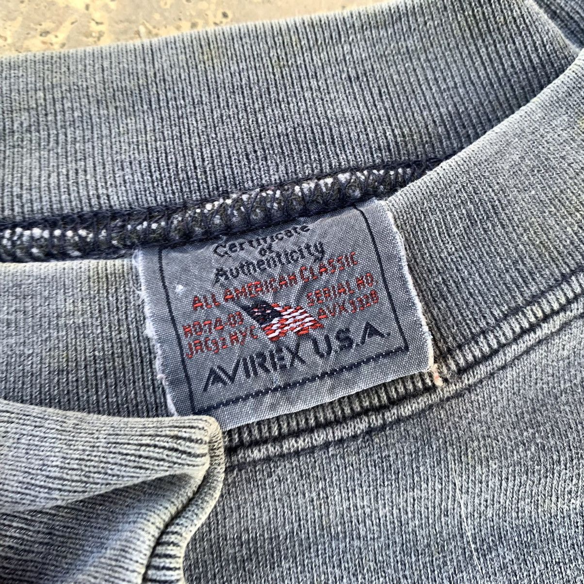 Avirex Vintage 90s Faded Avirex USN Sweatshirt Size US L / EU 52-54 / 3 - 8 Thumbnail