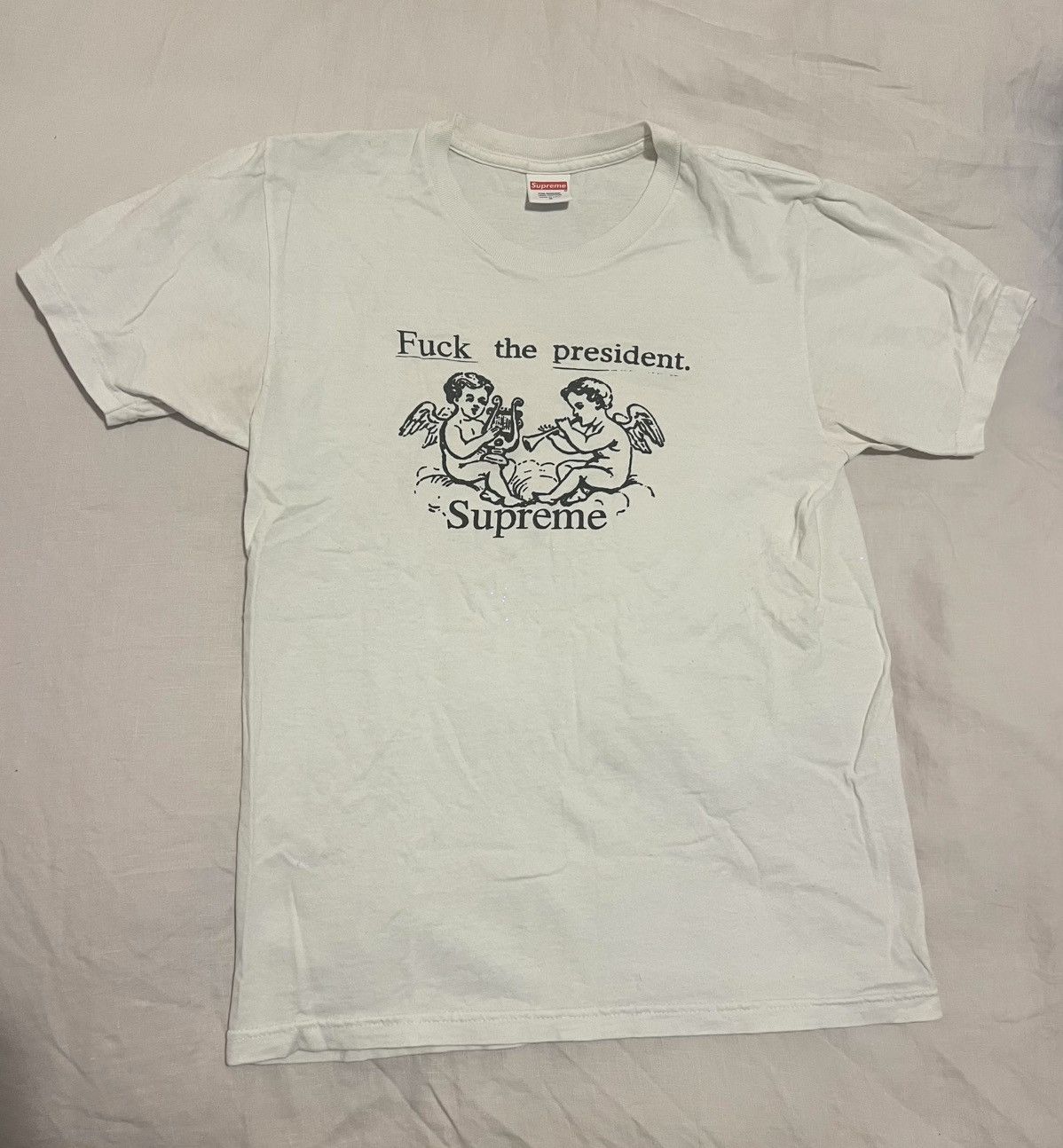Supreme Supreme “F*** the president.” TShirt Size US S / EU 44-46 / 1 - 1 Thumbnail