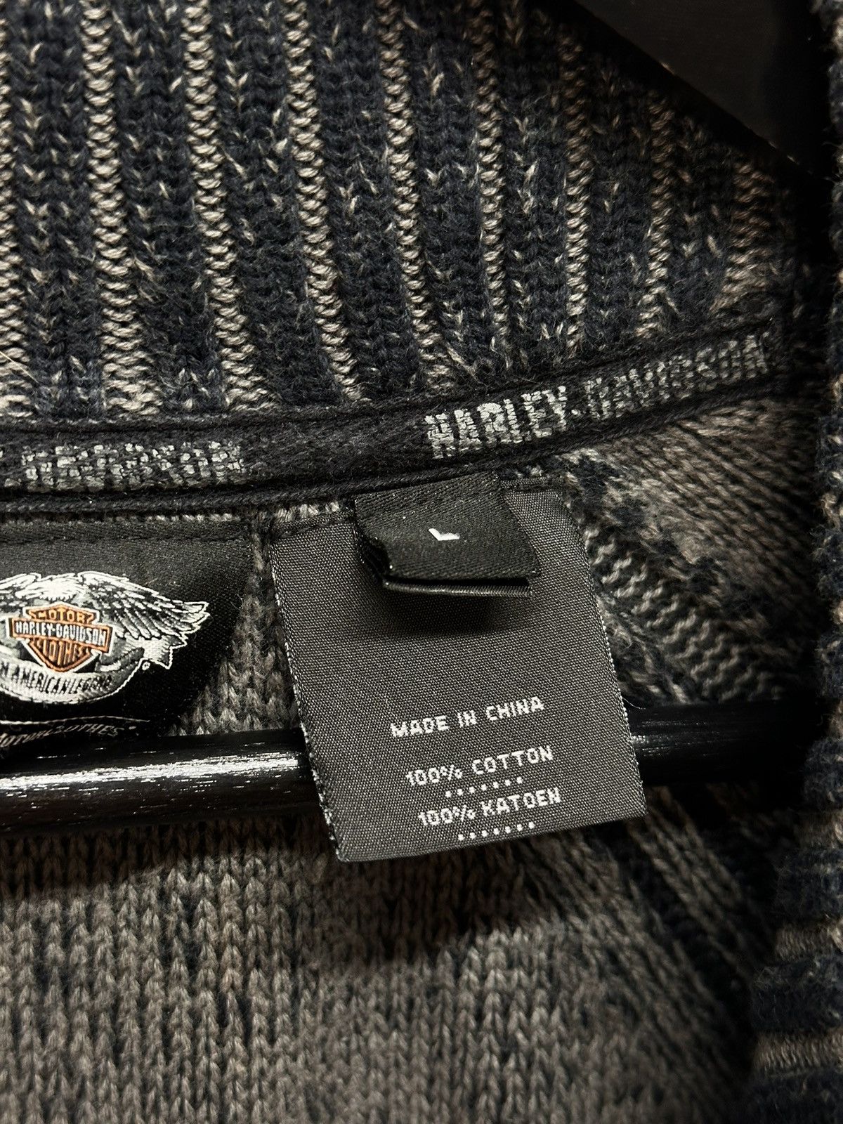 Harley Davidson Y2k Avatngarde Sweater Distressed Harley Davidson Japanese Size US L / EU 52-54 / 3 - 9 Thumbnail