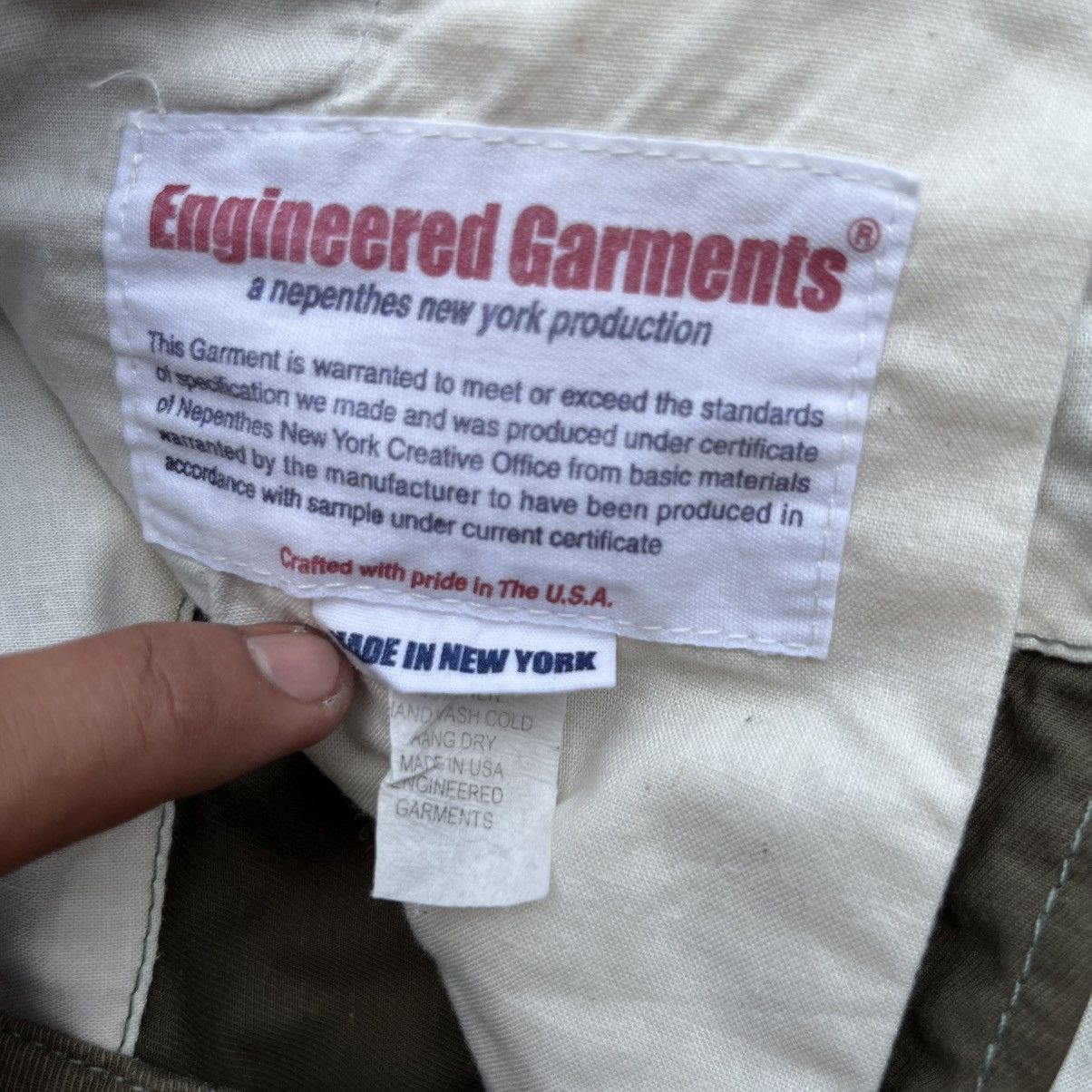 Engineered Garments ENGINEERED GARMENTS SHORT NEW YORK PRODUCTION OLIVE GREEN Size US 32 / EU 48 - 6 Thumbnail
